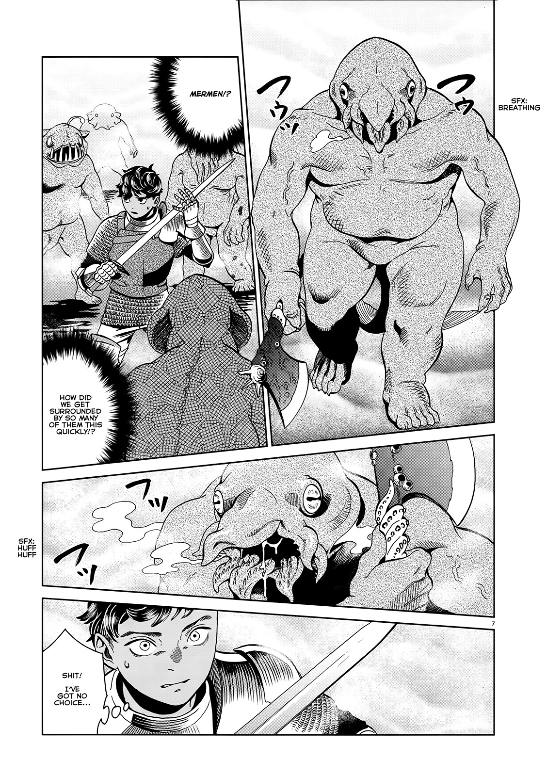 Dungeon Meshi Chapter 32 page 7 - Chapter 32: Sea Serpent (Part 1)