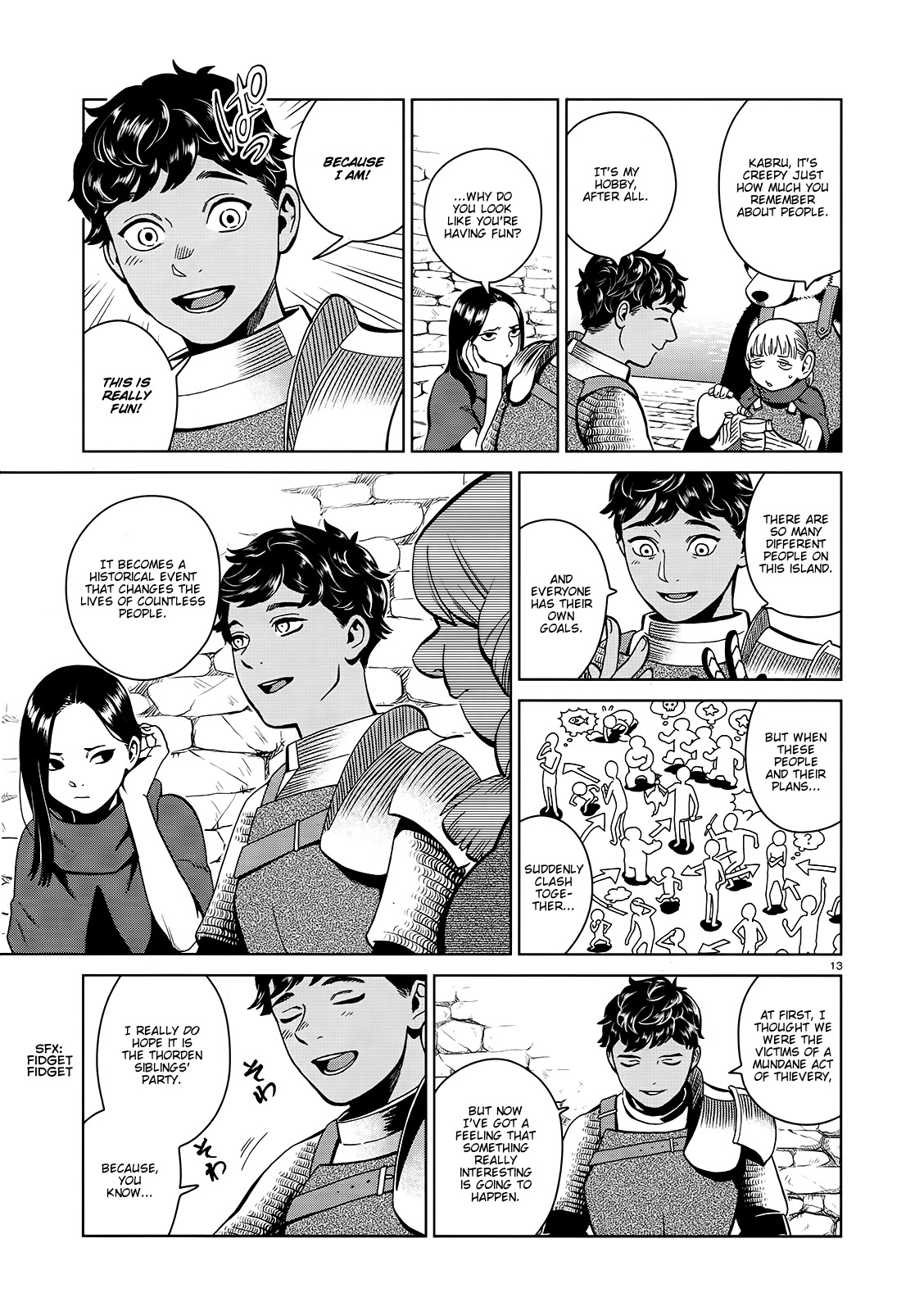 Dungeon Meshi Chapter 33 page 13 - Chapter 33: Sea Serpent (Part II)