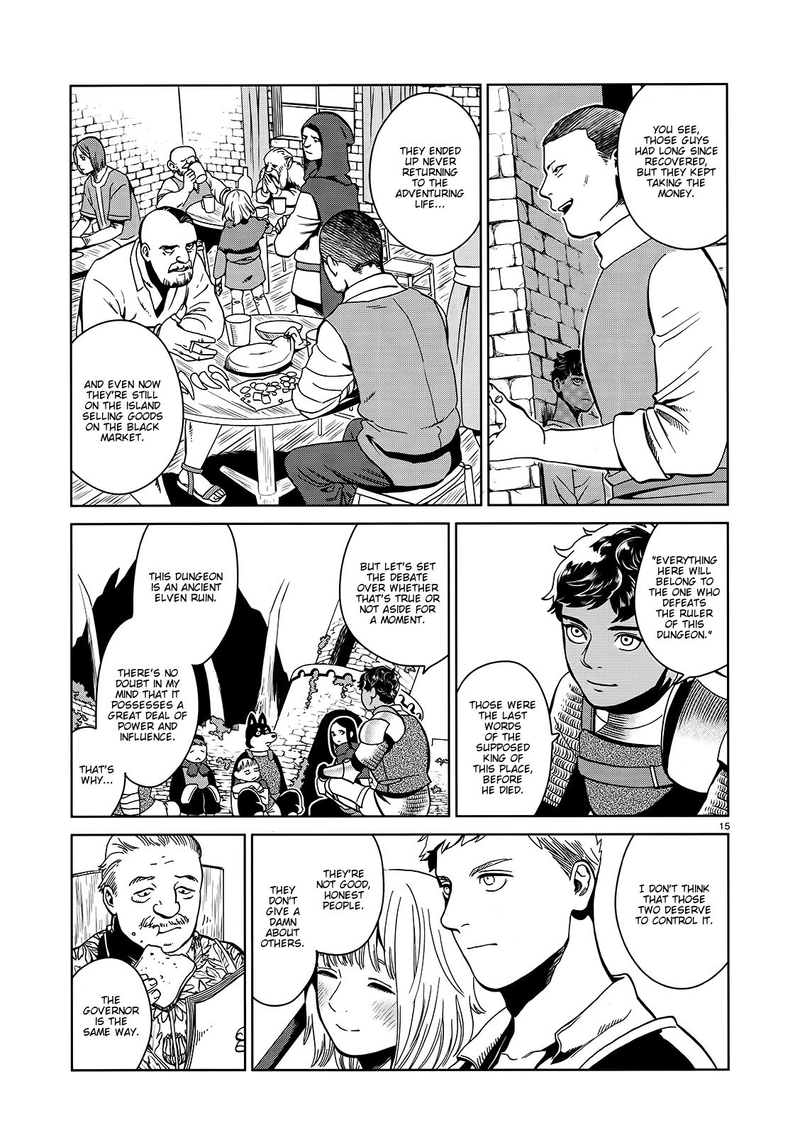 Dungeon Meshi Chapter 33 page 15 - Chapter 33: Sea Serpent (Part II)