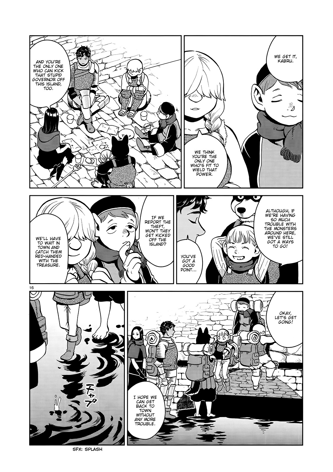 Dungeon Meshi Chapter 33 page 16 - Chapter 33: Sea Serpent (Part II)