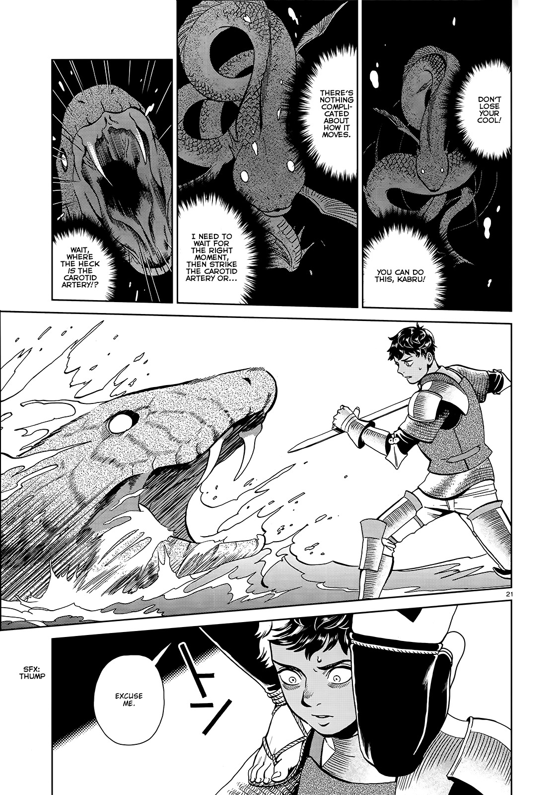 Dungeon Meshi Chapter 33 page 21 - Chapter 33: Sea Serpent (Part II)