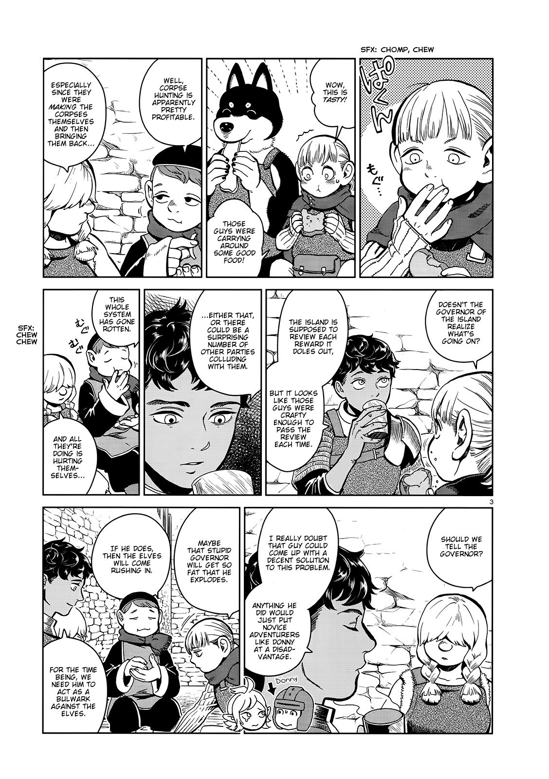 Dungeon Meshi Chapter 33 page 3 - Chapter 33: Sea Serpent (Part II)