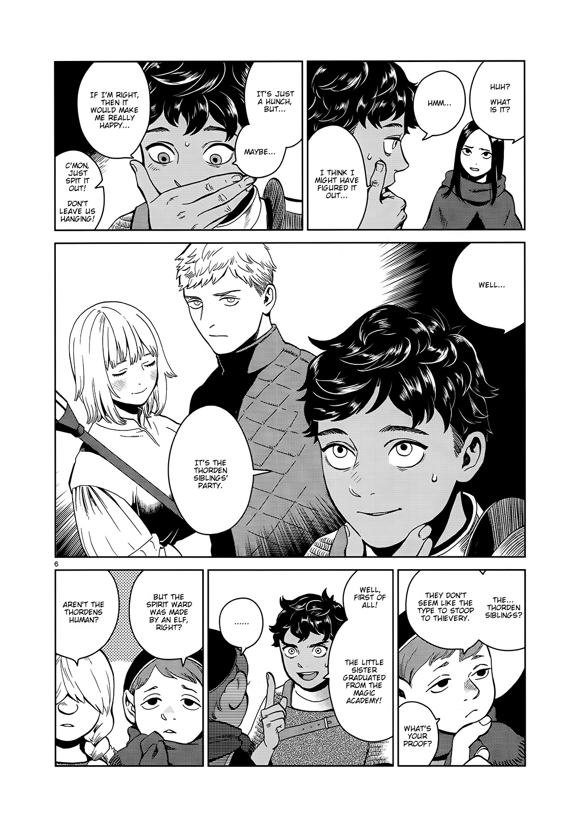 Dungeon Meshi Chapter 33 page 6 - Chapter 33: Sea Serpent (Part II)