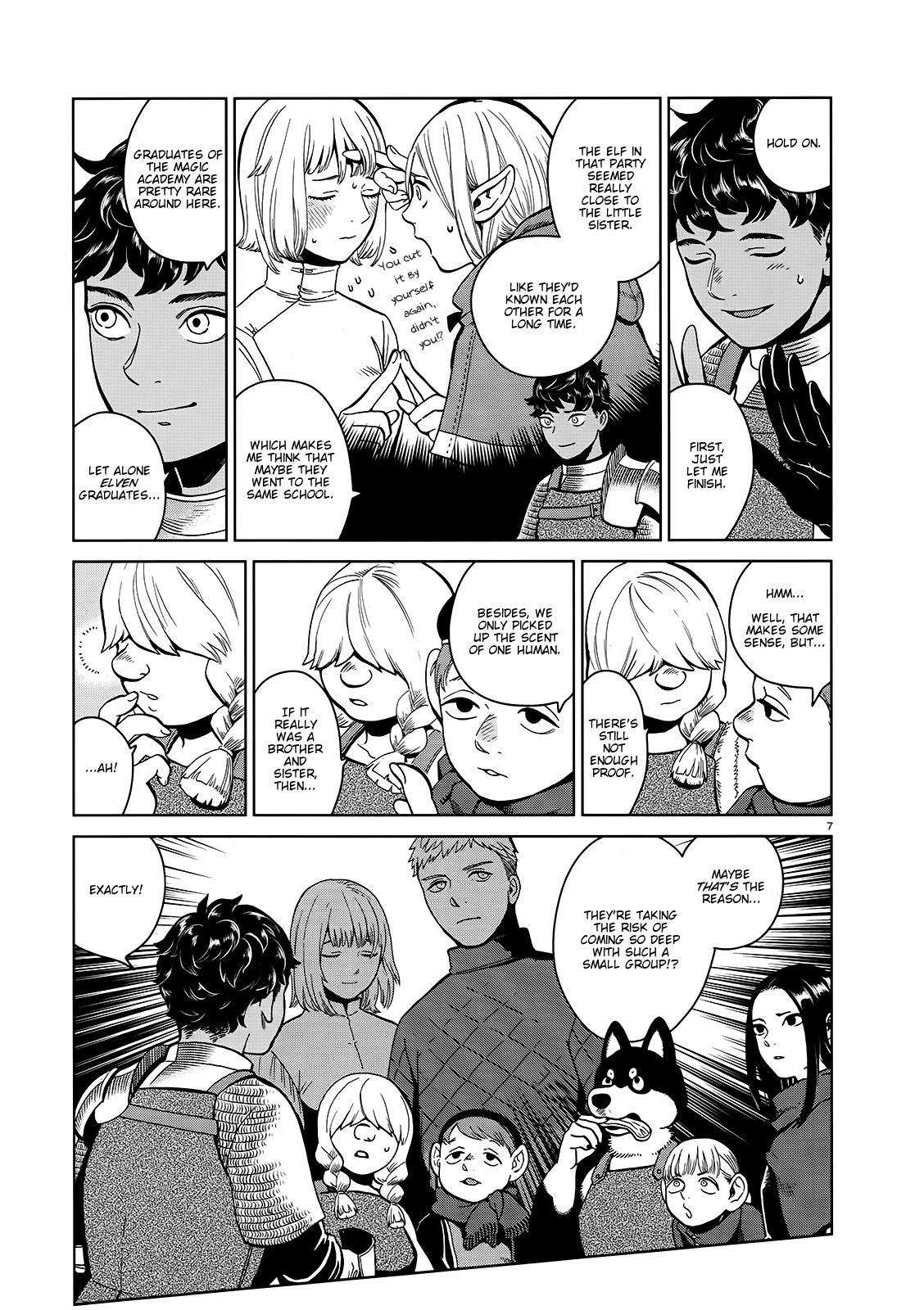 Dungeon Meshi Chapter 33 page 7 - Chapter 33: Sea Serpent (Part II)