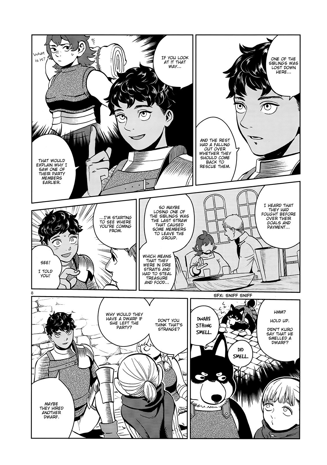 Dungeon Meshi Chapter 33 page 8 - Chapter 33: Sea Serpent (Part II)