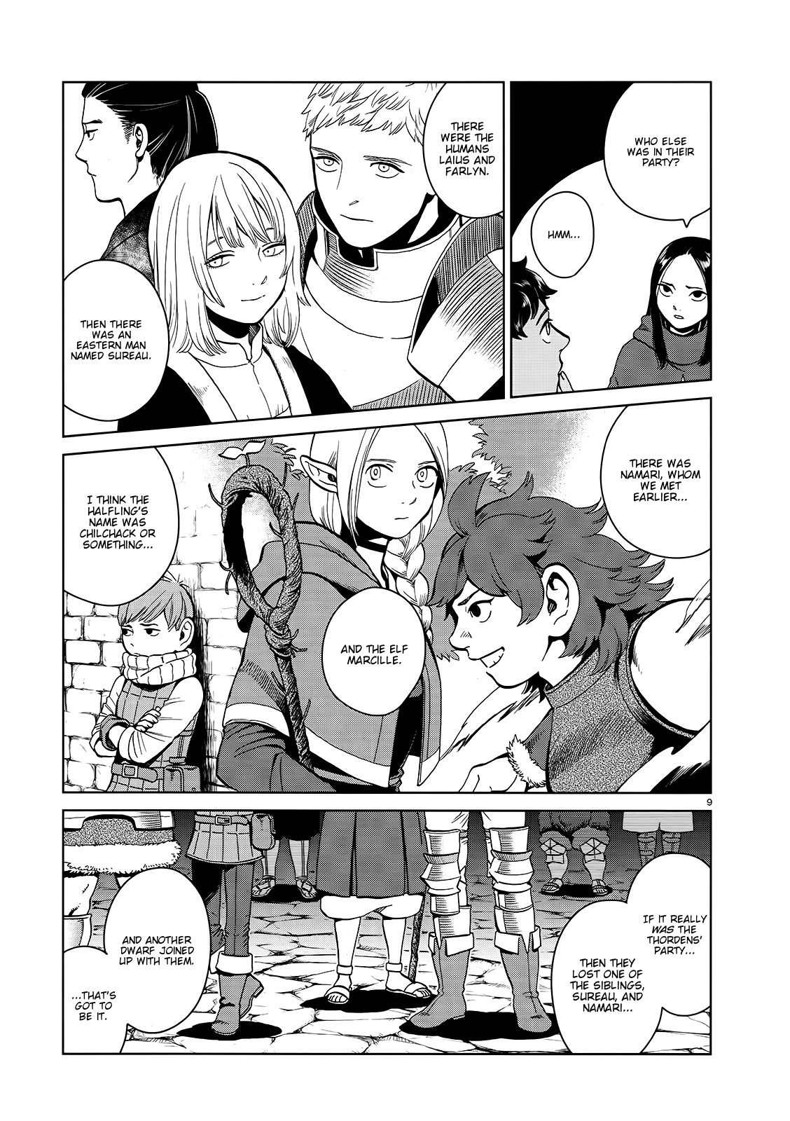 Dungeon Meshi Chapter 33 page 9 - Chapter 33: Sea Serpent (Part II)