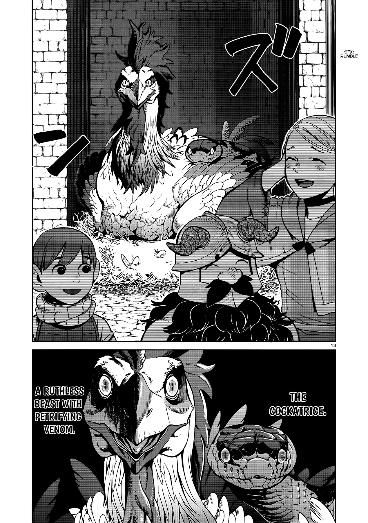 Dungeon Meshi Chapter 34 page 13 - Chapter 34: Cockatrice