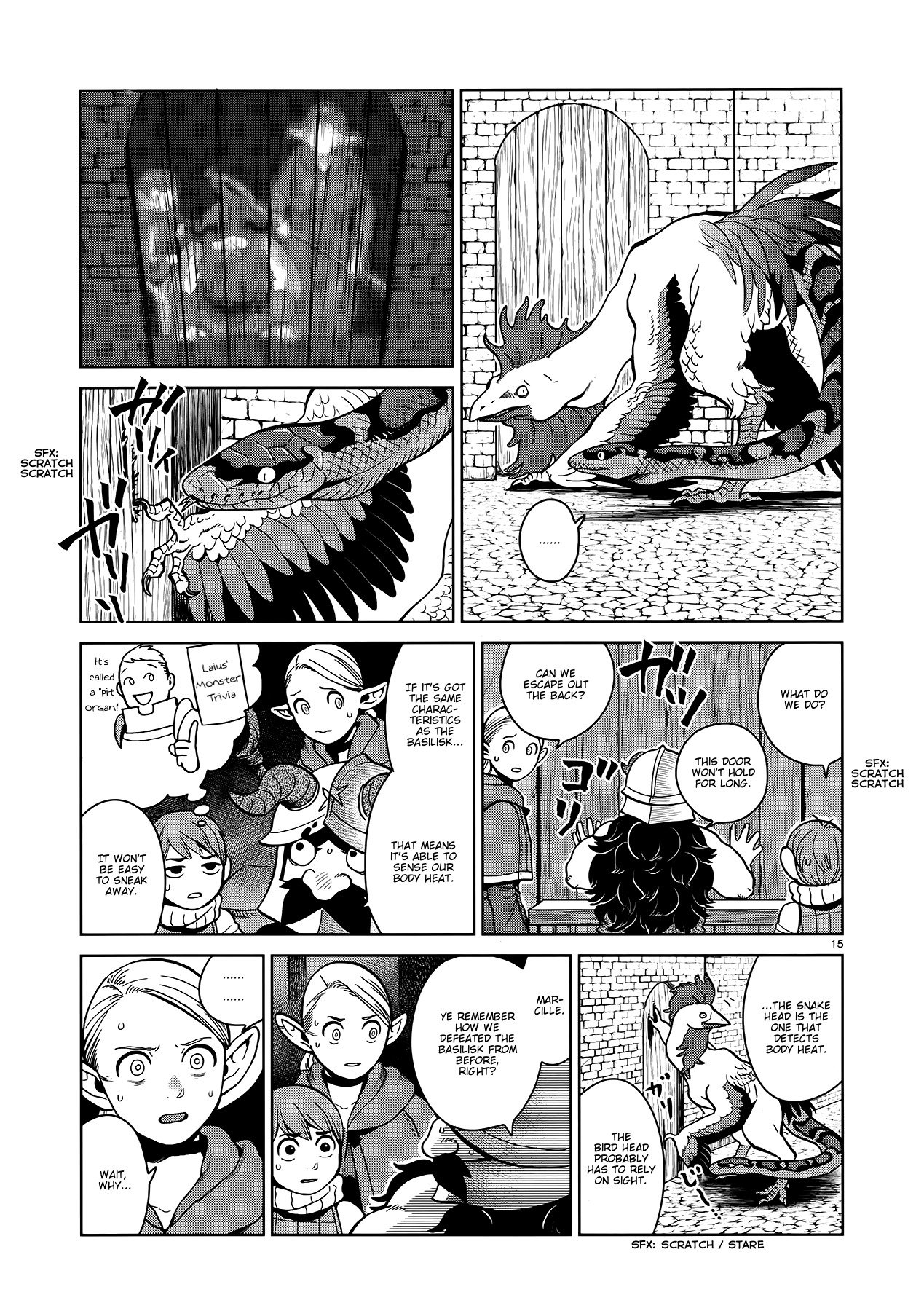 Dungeon Meshi Chapter 34 page 15 - Chapter 34: Cockatrice