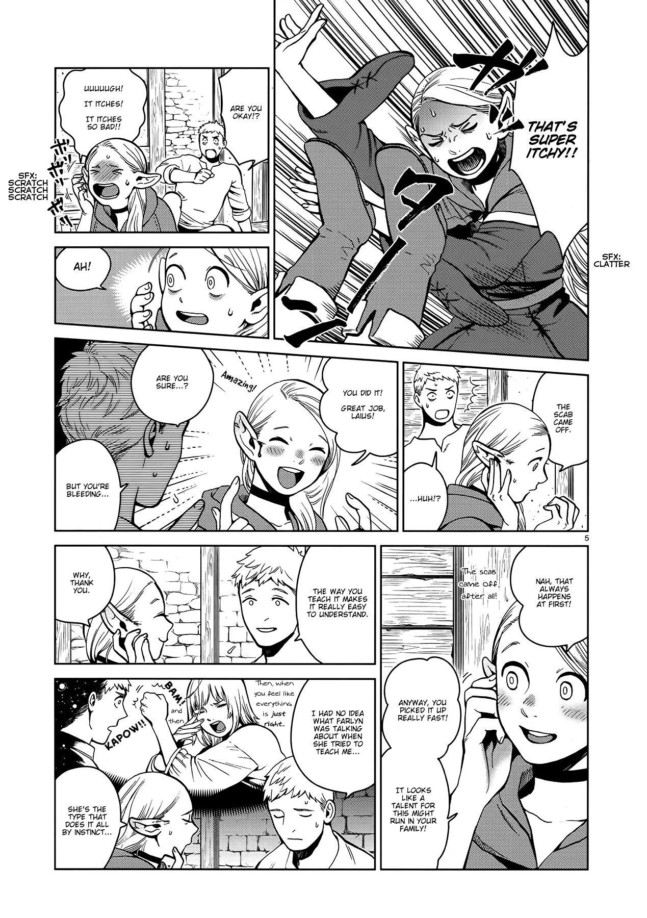 Dungeon Meshi Chapter 34 page 5 - Chapter 34: Cockatrice