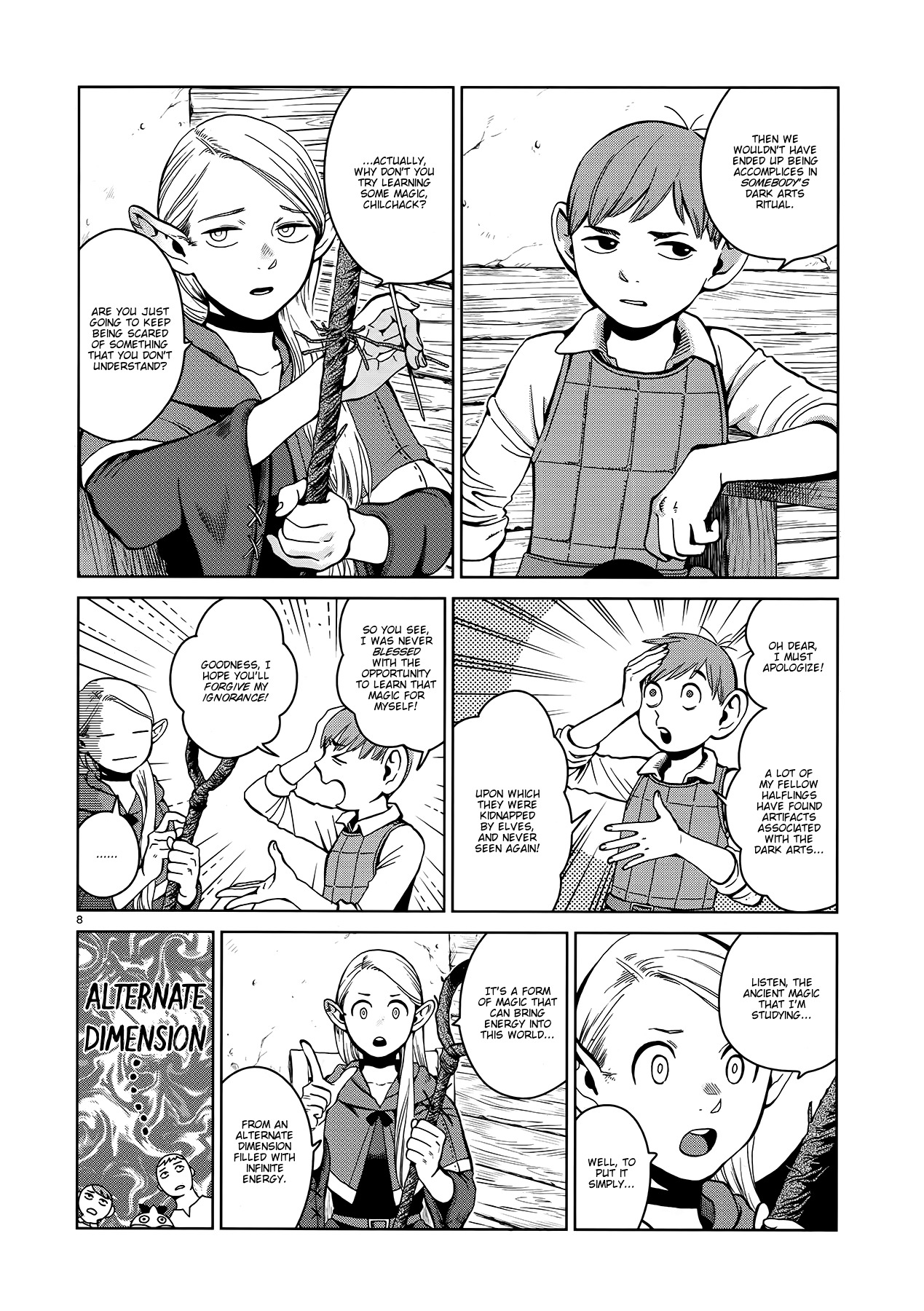 Dungeon Meshi Chapter 34 page 8 - Chapter 34: Cockatrice