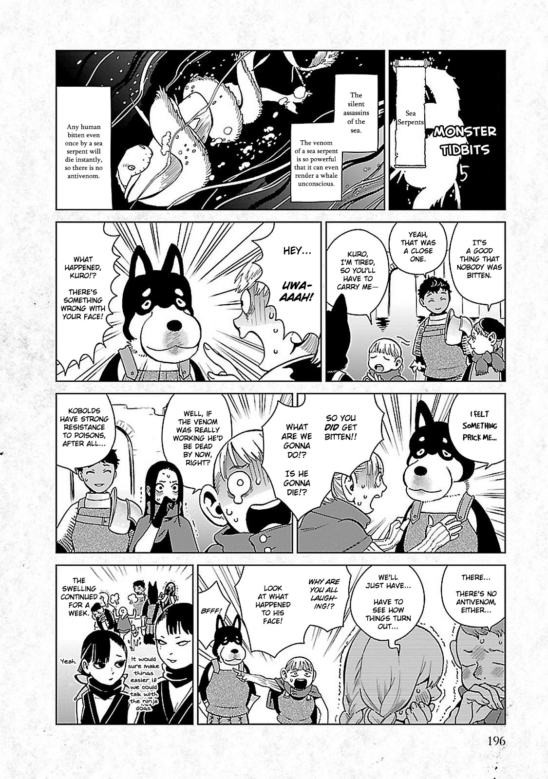 Dungeon Meshi Chapter 35.5 page 1 - Chapter 35.5: Extra - Monster Tidbits 5