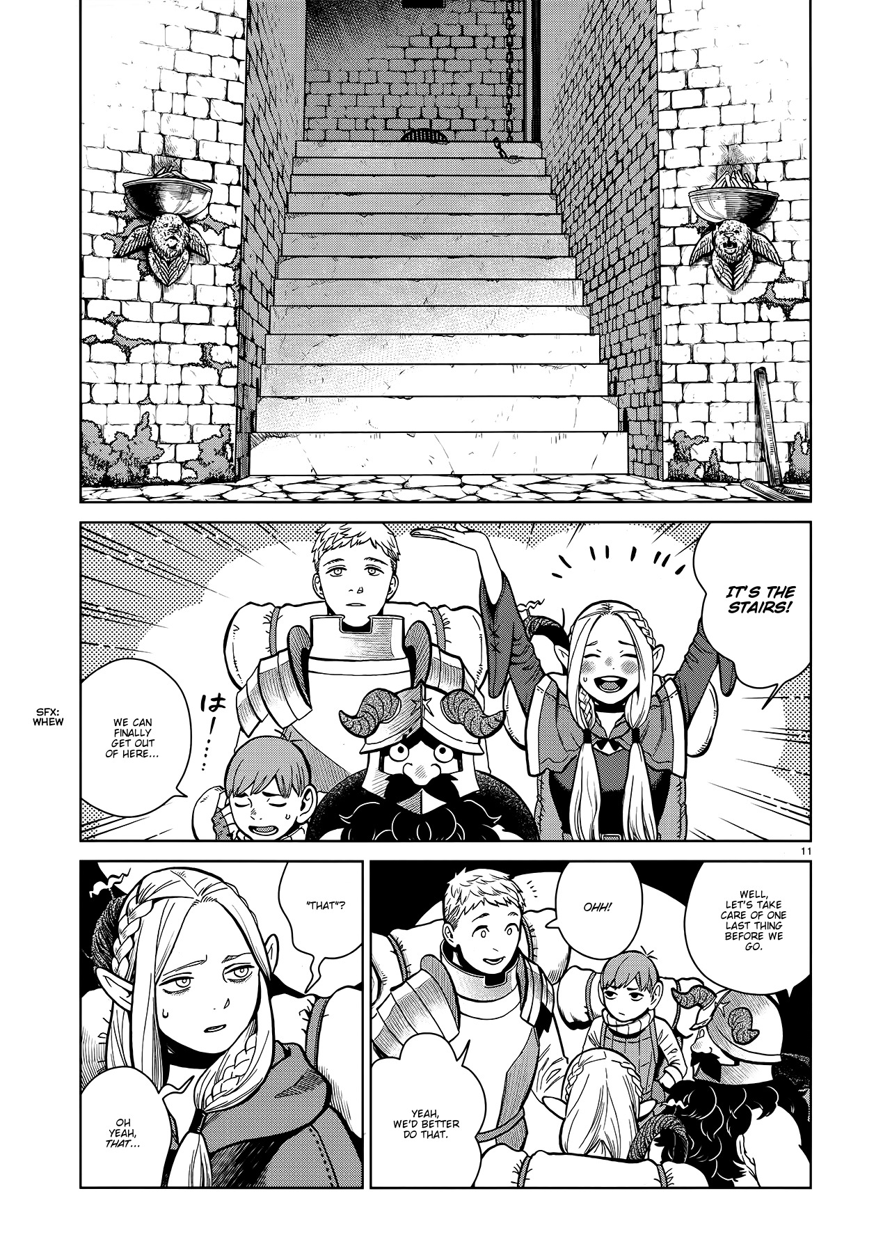 Dungeon Meshi Chapter 35 page 11 - Chapter 35: Cleaners