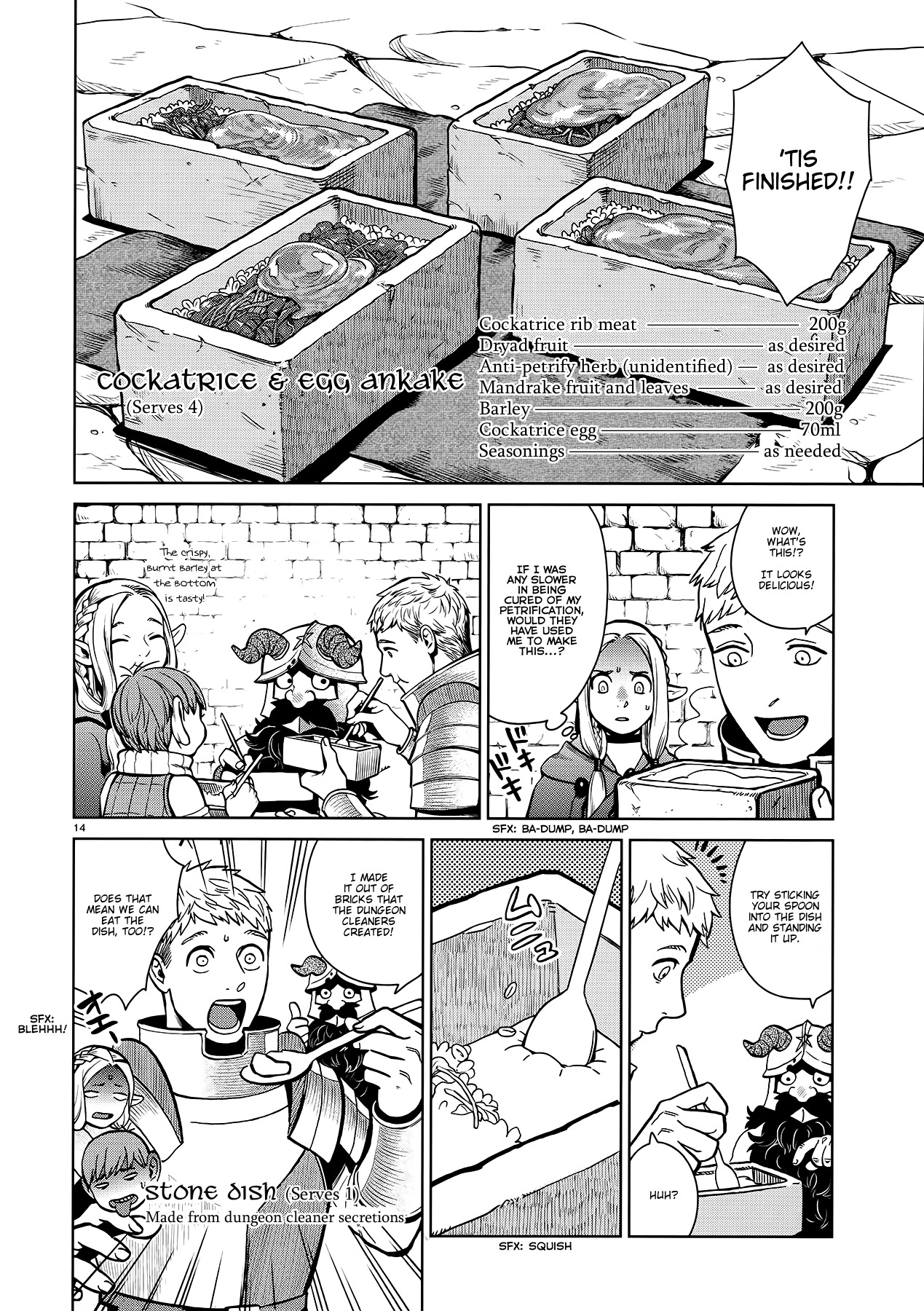Dungeon Meshi Chapter 35 page 14 - Chapter 35: Cleaners