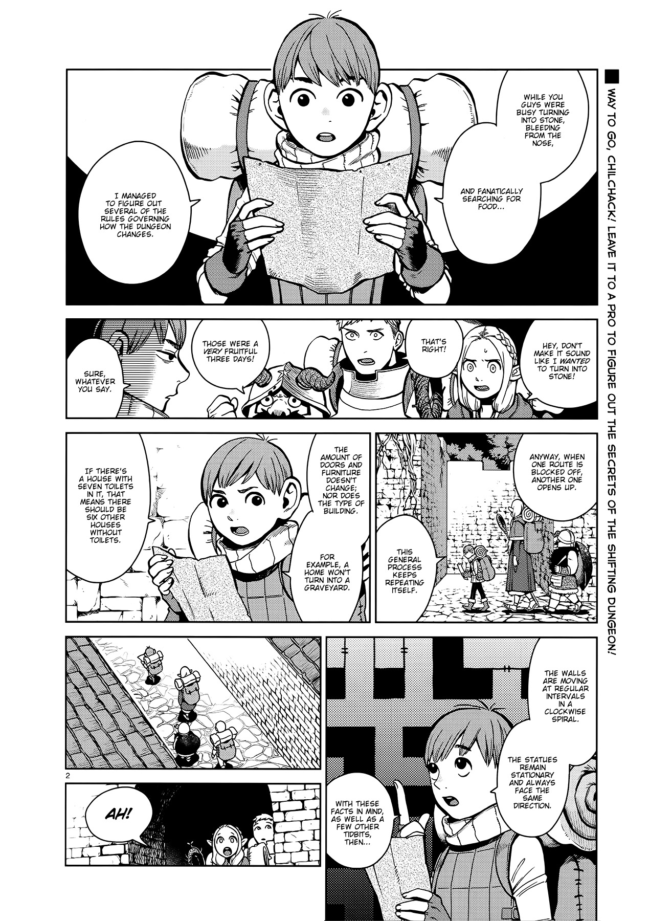 Dungeon Meshi Chapter 35 page 2 - Chapter 35: Cleaners