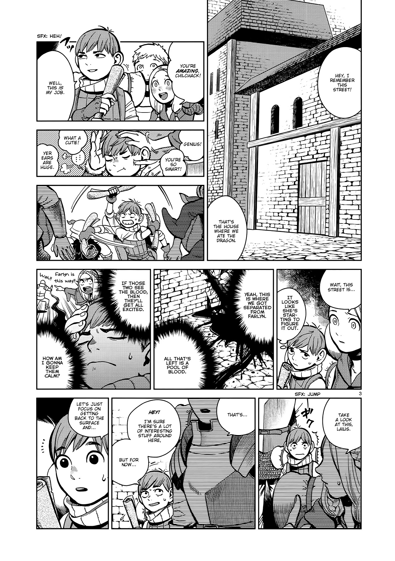 Dungeon Meshi Chapter 35 page 3 - Chapter 35: Cleaners