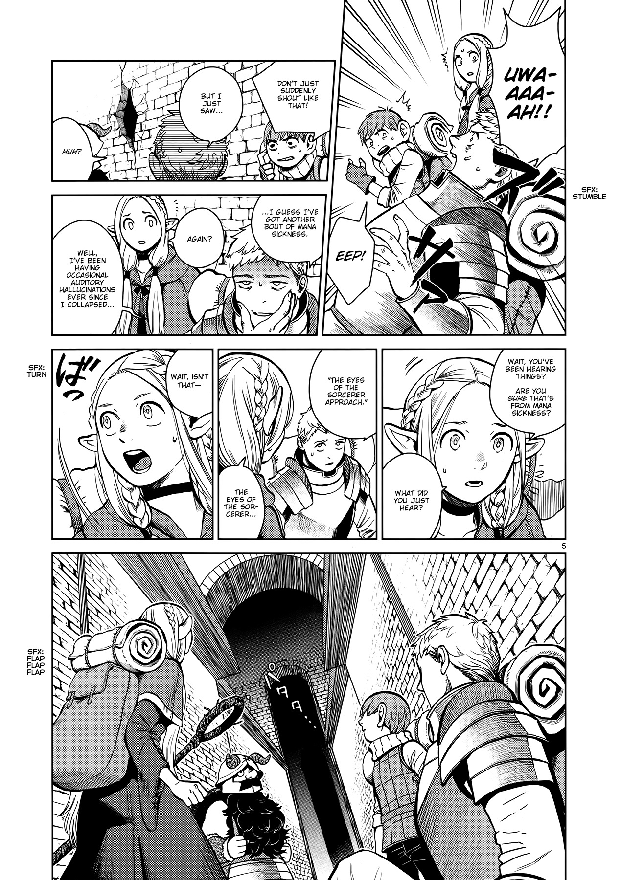 Dungeon Meshi Chapter 35 page 5 - Chapter 35: Cleaners