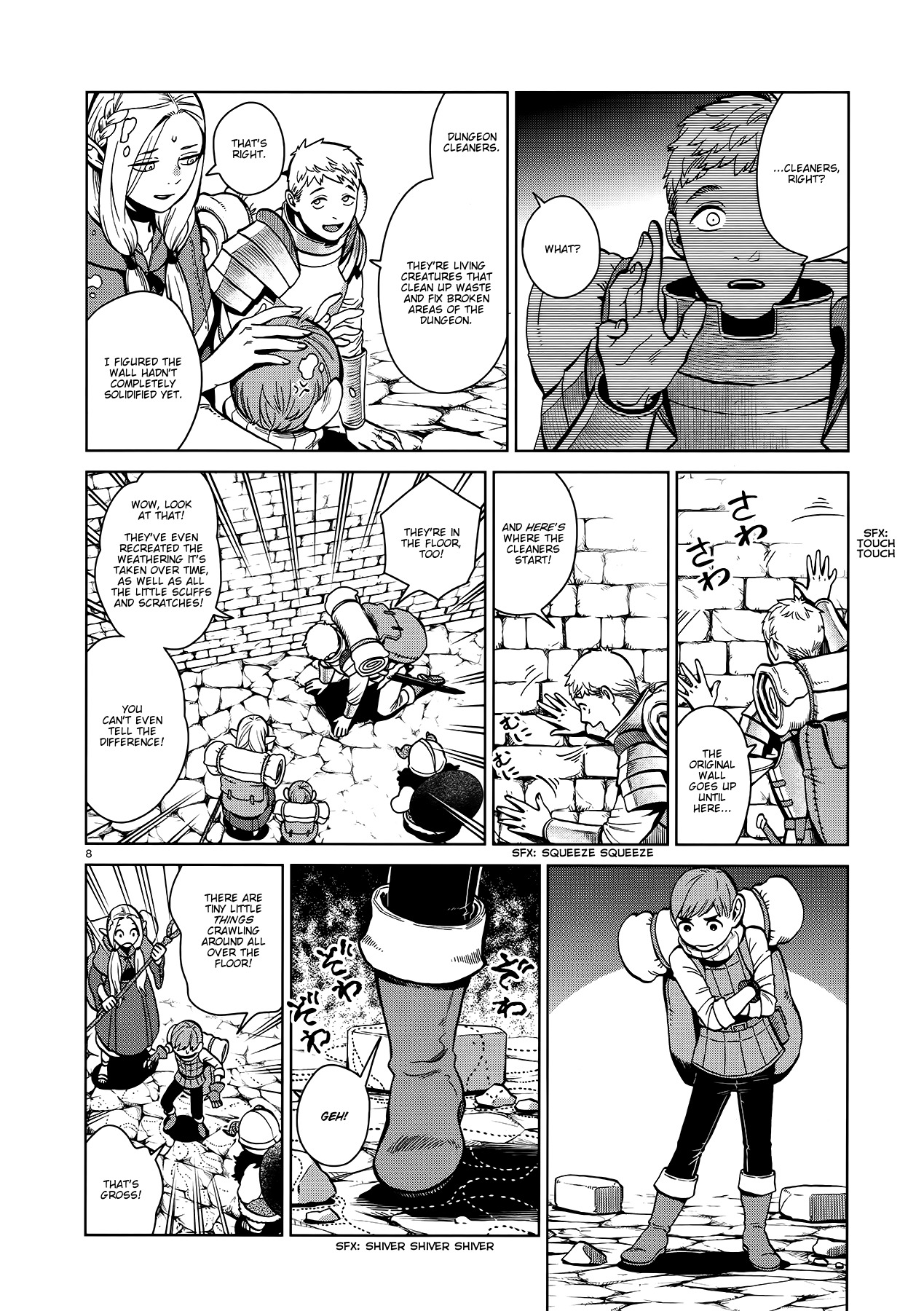 Dungeon Meshi Chapter 35 page 8 - Chapter 35: Cleaners