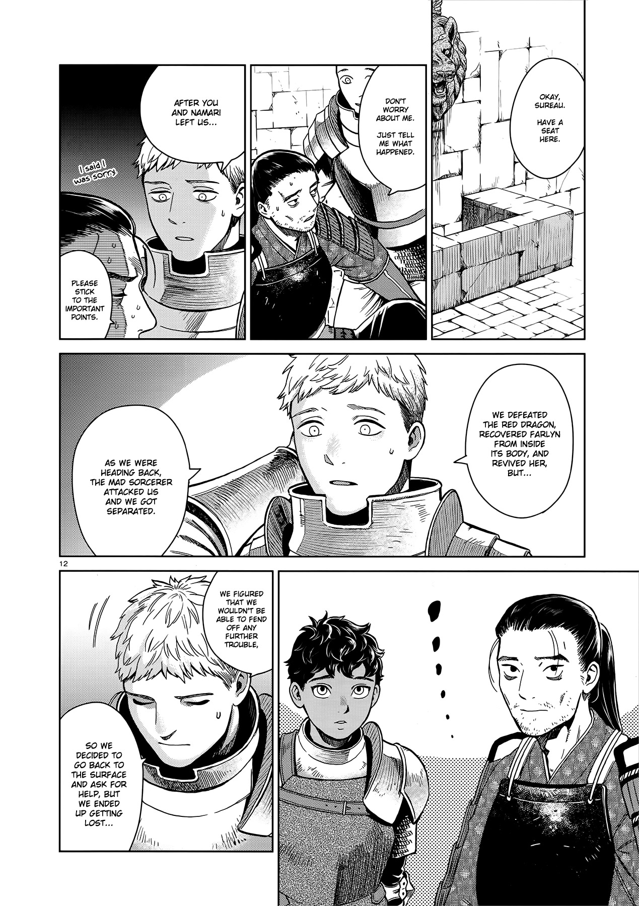 Dungeon Meshi Chapter 36 page 12 - Chapter 36: Mirin-boshi