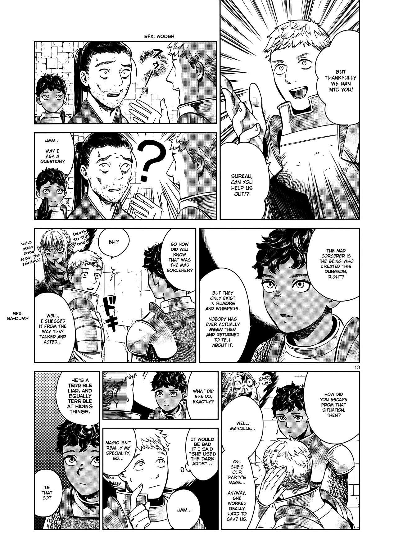 Dungeon Meshi Chapter 36 page 13 - Chapter 36: Mirin-boshi