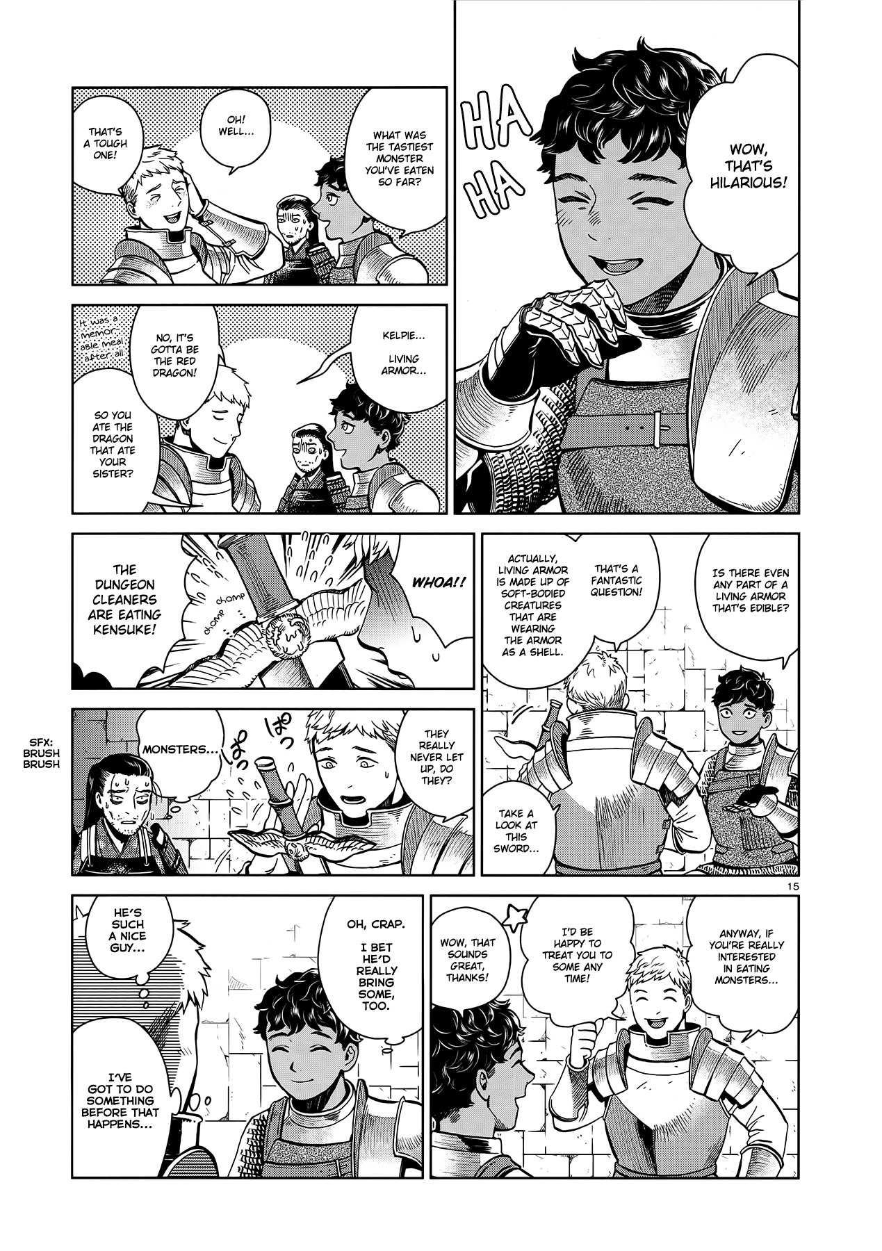 Dungeon Meshi Chapter 36 page 15 - Chapter 36: Mirin-boshi