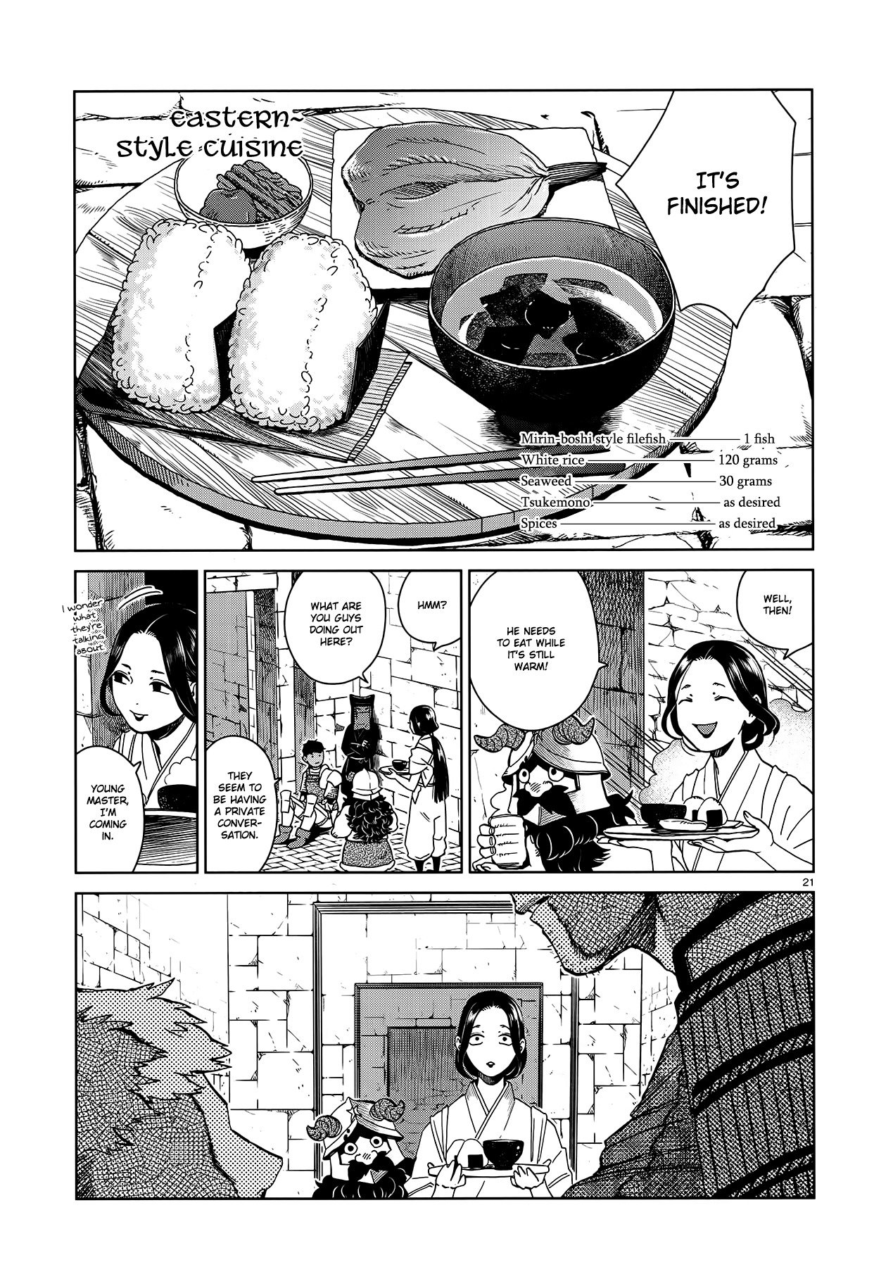 Dungeon Meshi Chapter 36 page 21 - Chapter 36: Mirin-boshi