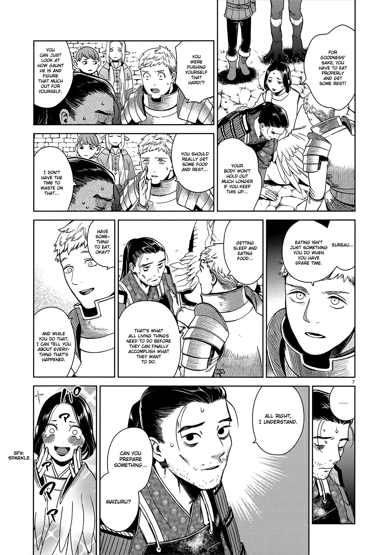 Dungeon Meshi Chapter 36 page 7 - Chapter 36: Mirin-boshi