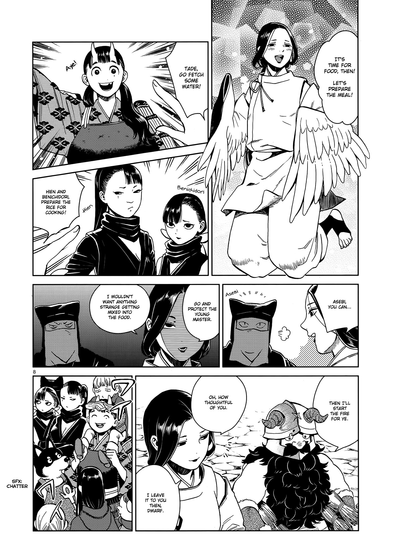 Dungeon Meshi Chapter 36 page 8 - Chapter 36: Mirin-boshi