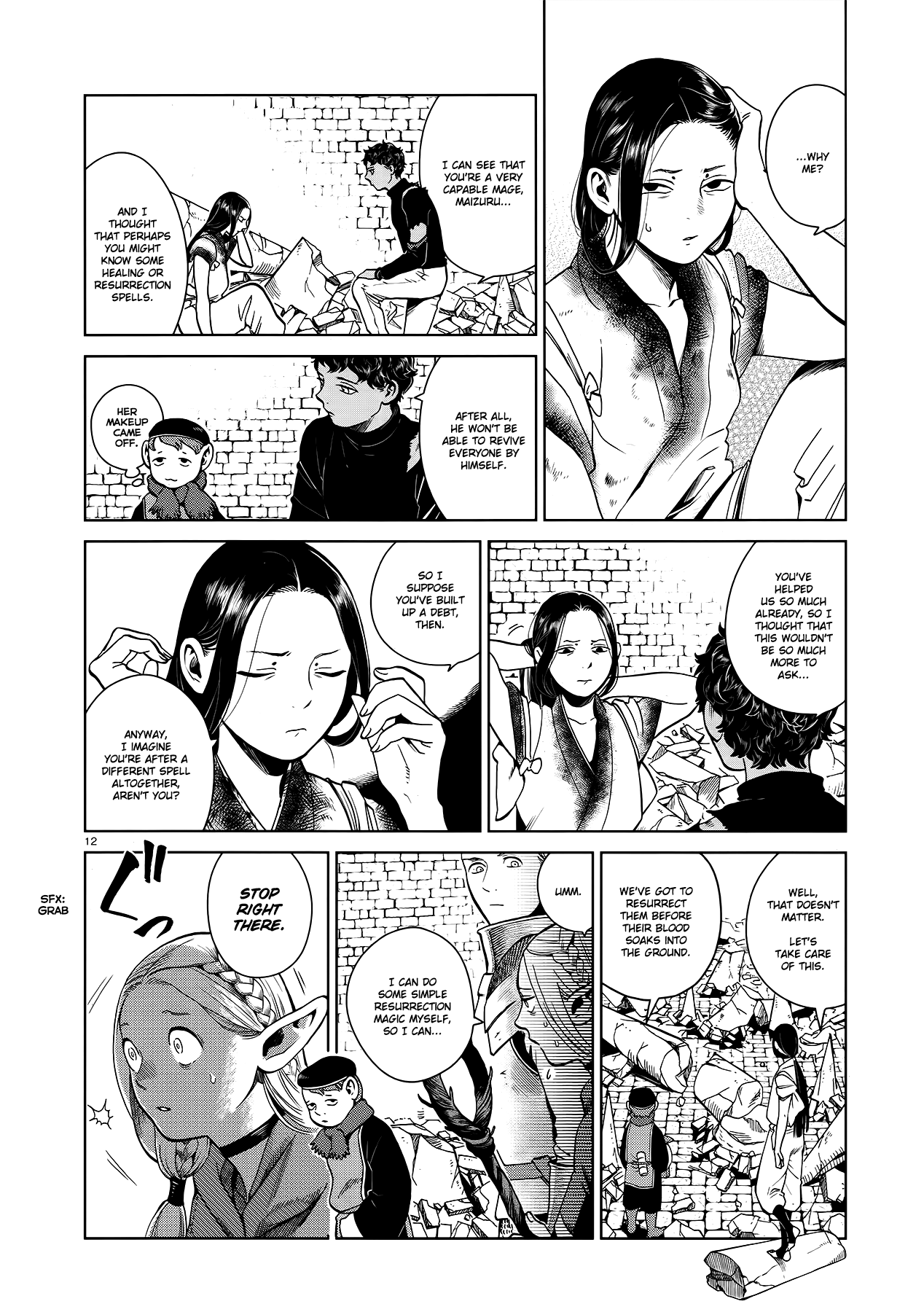 Dungeon Meshi Chapter 38 page 12 - Chapter 38: Chimera