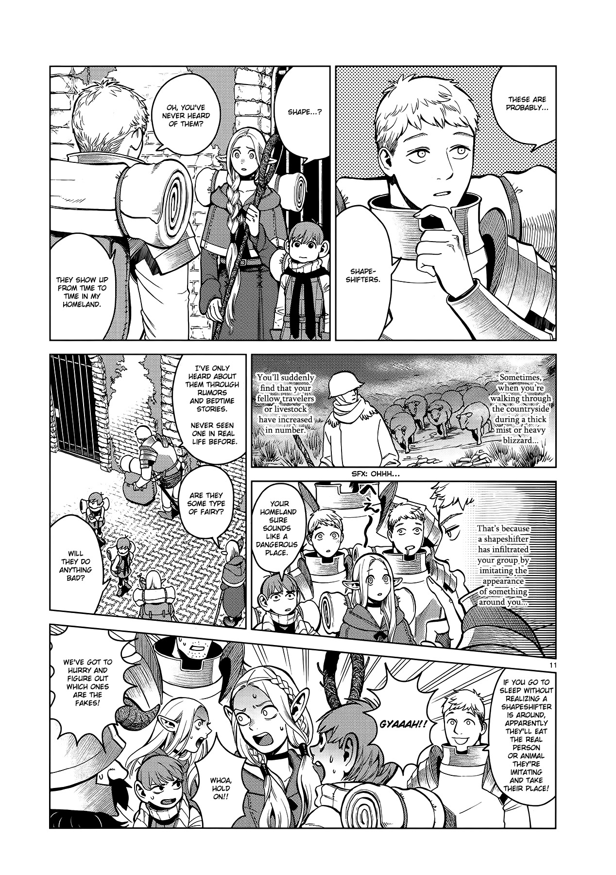 Dungeon Meshi Chapter 39 page 11 - Chapter 39: Shapeshifter (Part I)
