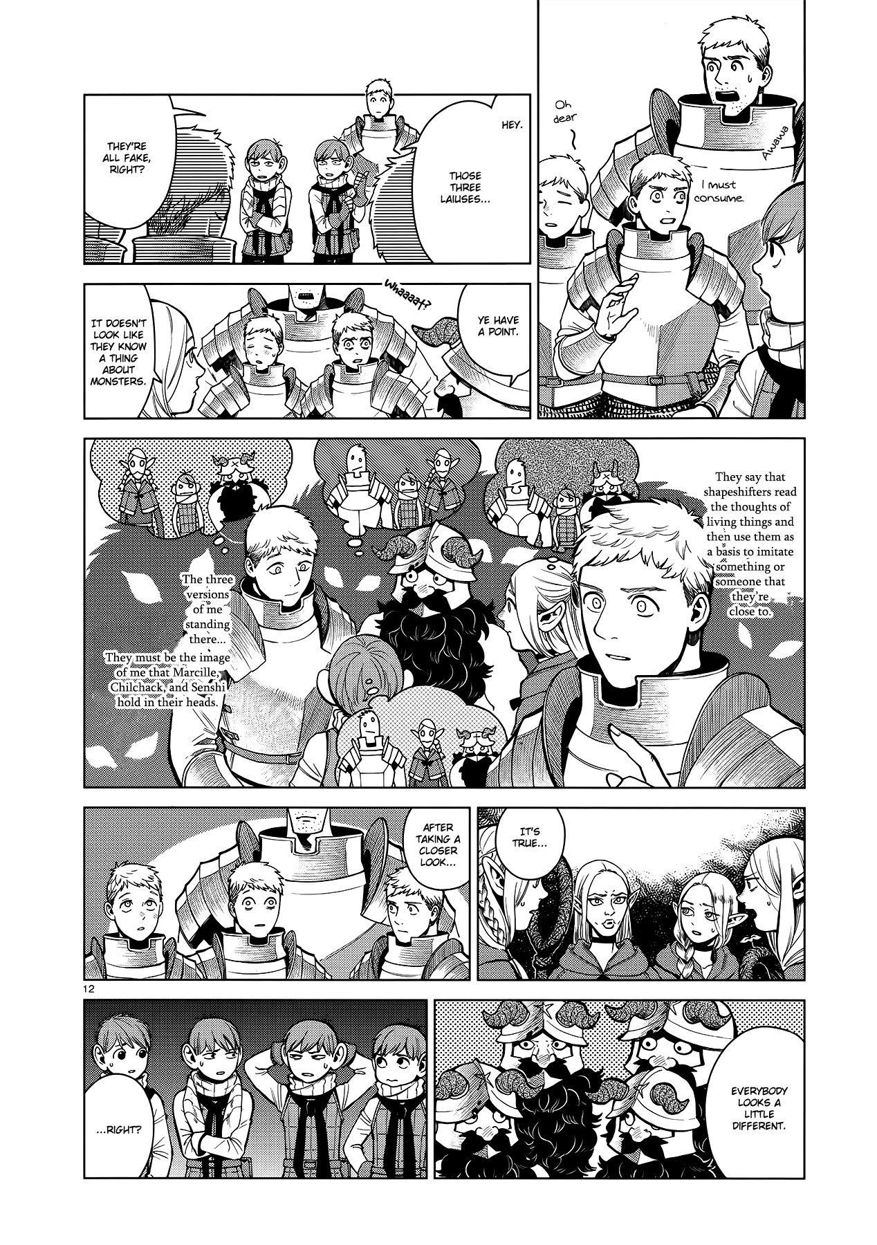 Dungeon Meshi Chapter 39 page 12 - Chapter 39: Shapeshifter (Part I)