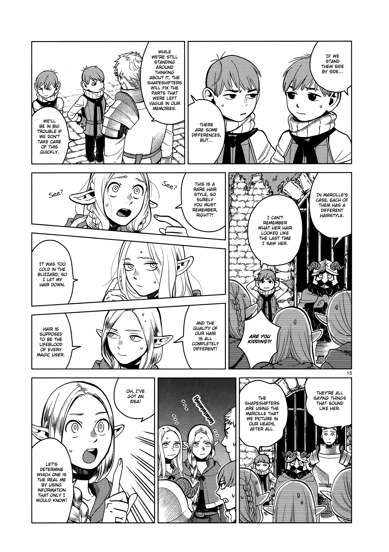 Dungeon Meshi Chapter 39 page 15 - Chapter 39: Shapeshifter (Part I)