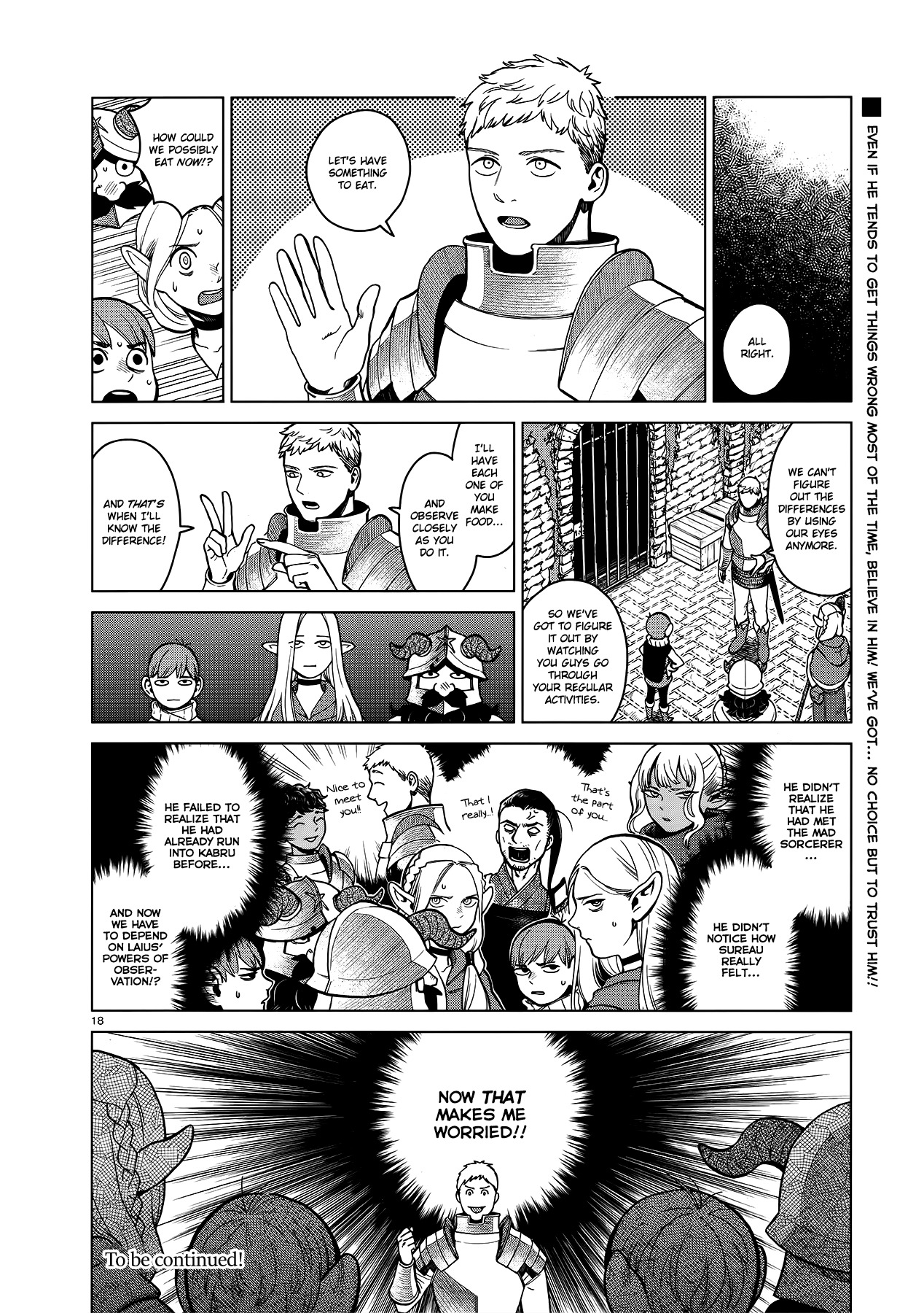 Dungeon Meshi Chapter 39 page 18 - Chapter 39: Shapeshifter (Part I)