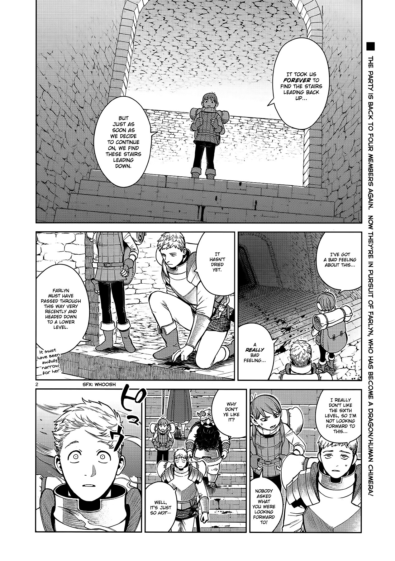 Dungeon Meshi Chapter 39 page 2 - Chapter 39: Shapeshifter (Part I)