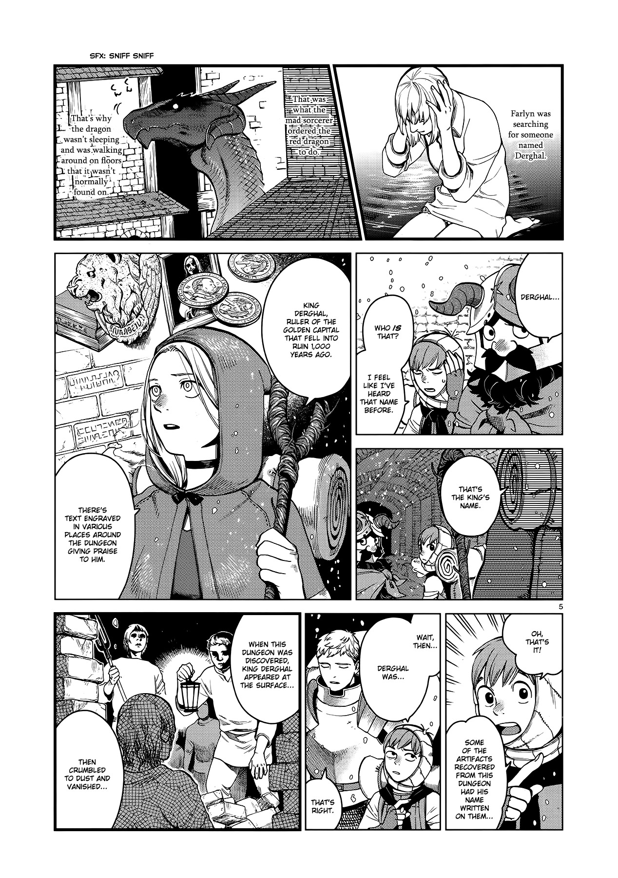 Dungeon Meshi Chapter 39 page 5 - Chapter 39: Shapeshifter (Part I)