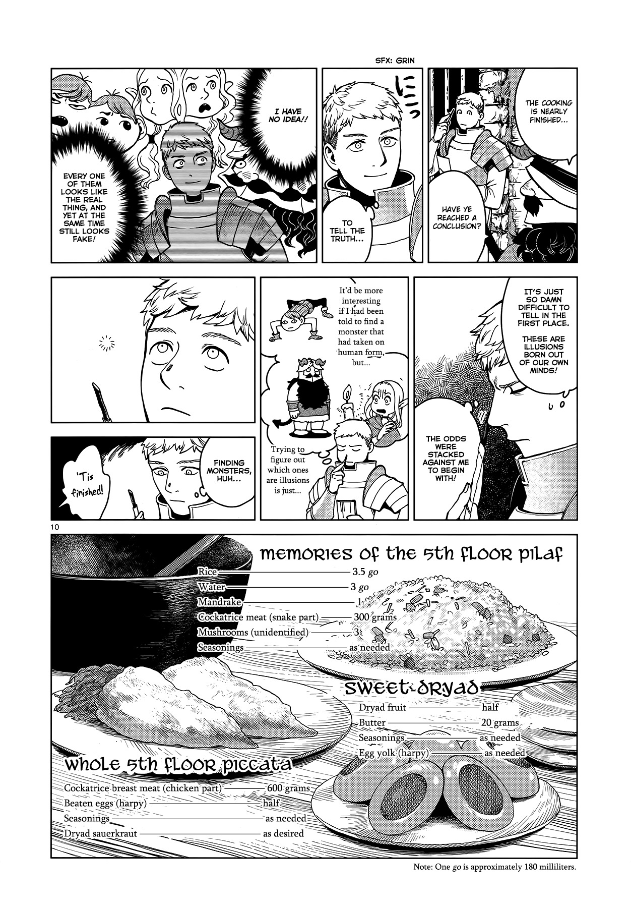 Dungeon Meshi Chapter 40 page 10 - Chapter 40: Shapeshifter (Part II)