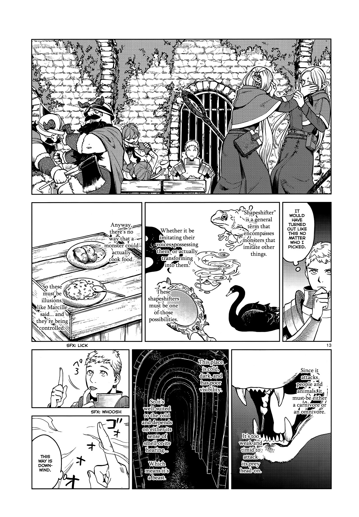 Dungeon Meshi Chapter 40 page 13 - Chapter 40: Shapeshifter (Part II)