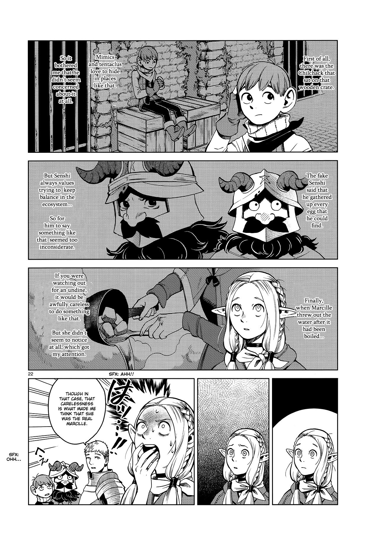 Dungeon Meshi Chapter 40 page 22 - Chapter 40: Shapeshifter (Part II)
