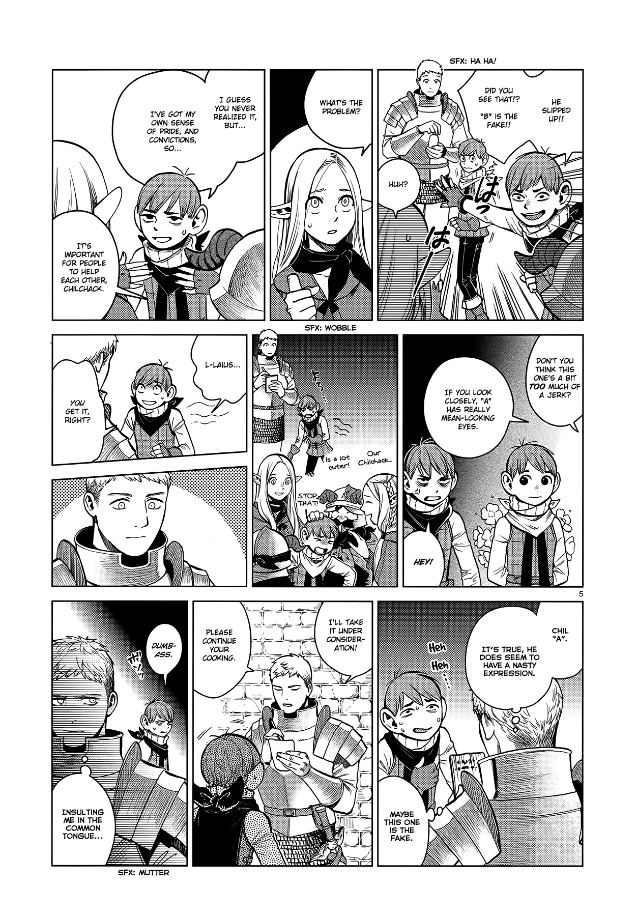 Dungeon Meshi Chapter 40 page 5 - Chapter 40: Shapeshifter (Part II)