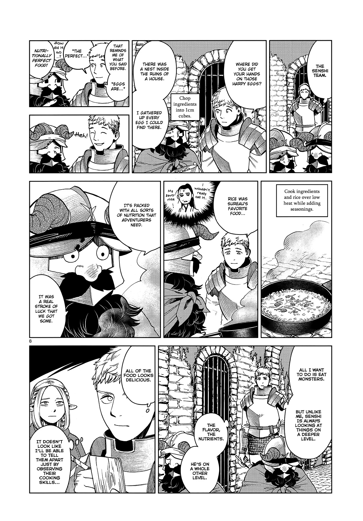 Dungeon Meshi Chapter 40 page 8 - Chapter 40: Shapeshifter (Part II)