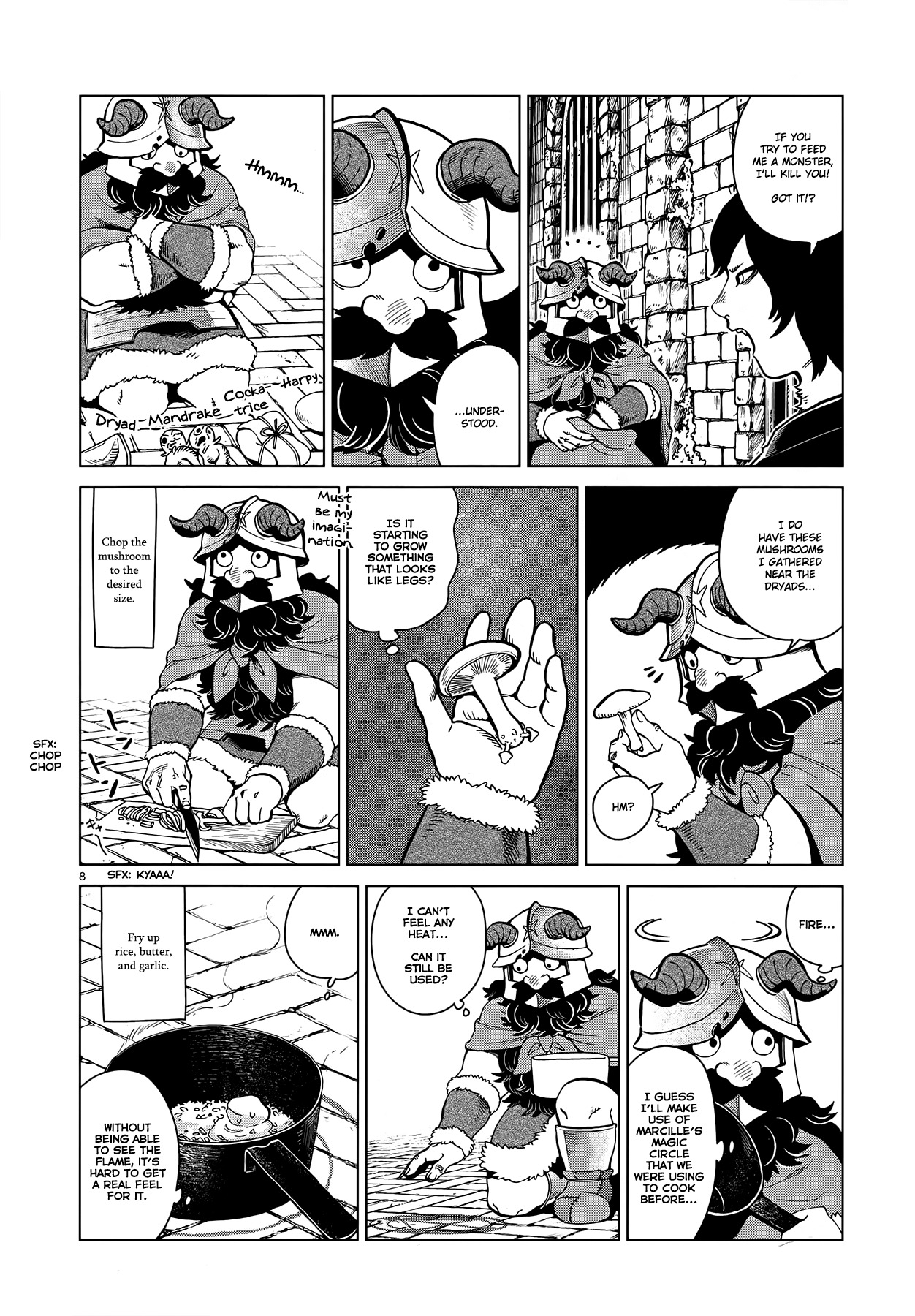 Dungeon Meshi Chapter 41 page 8 - Chapter 41: Yamanba
