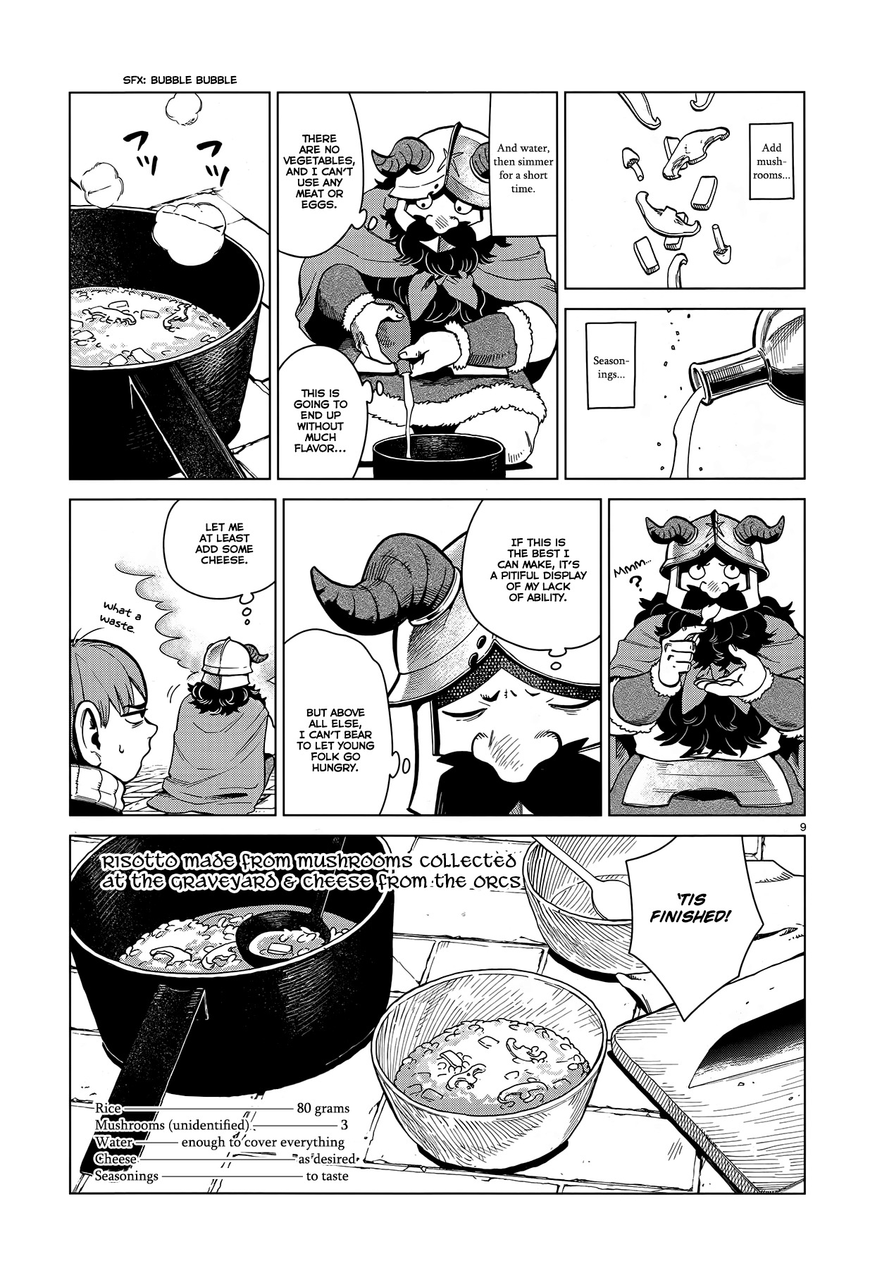 Dungeon Meshi Chapter 41 page 9 - Chapter 41: Yamanba