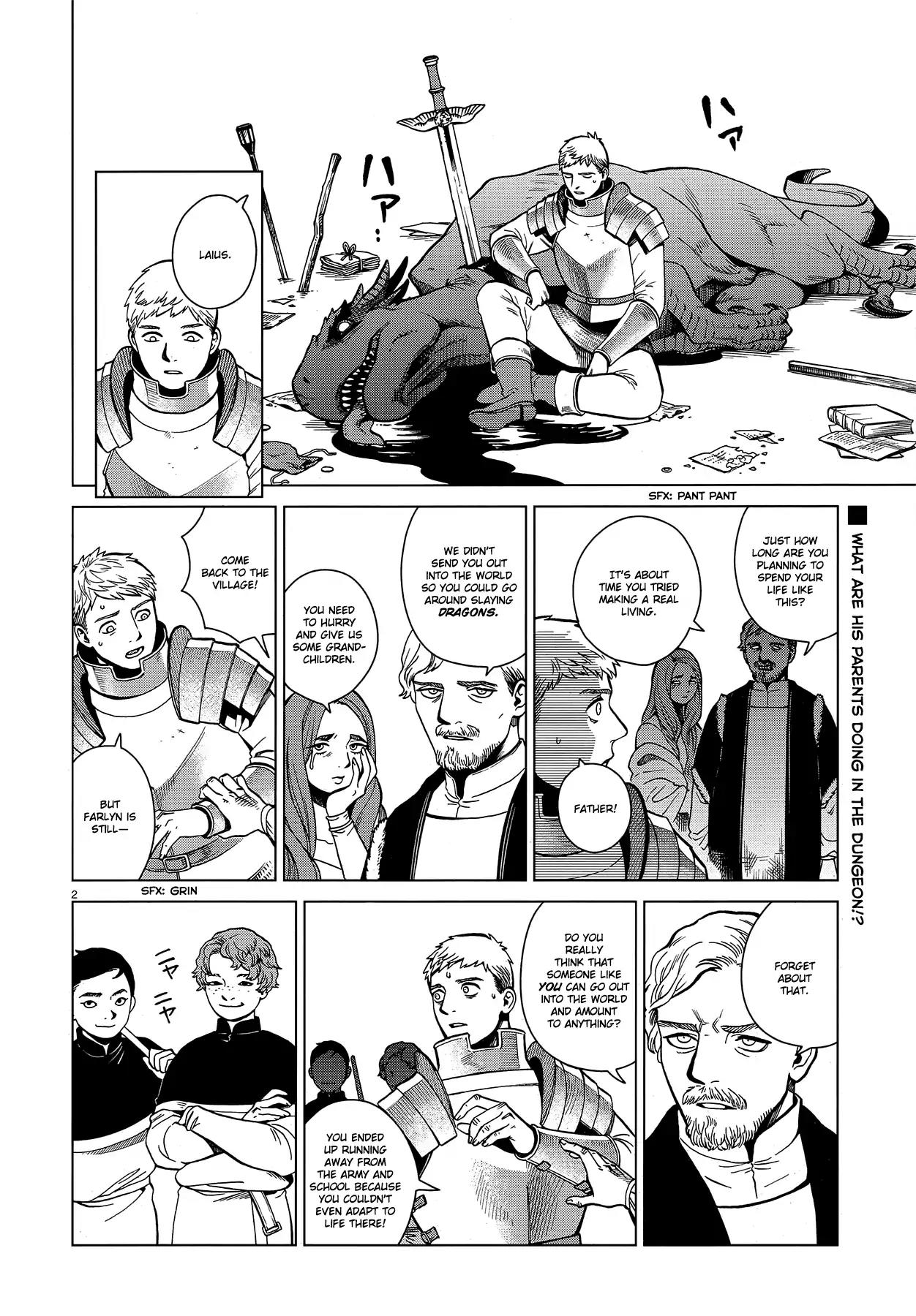 Dungeon Meshi Chapter 42 page 2 - Chapter 42: Nightmare