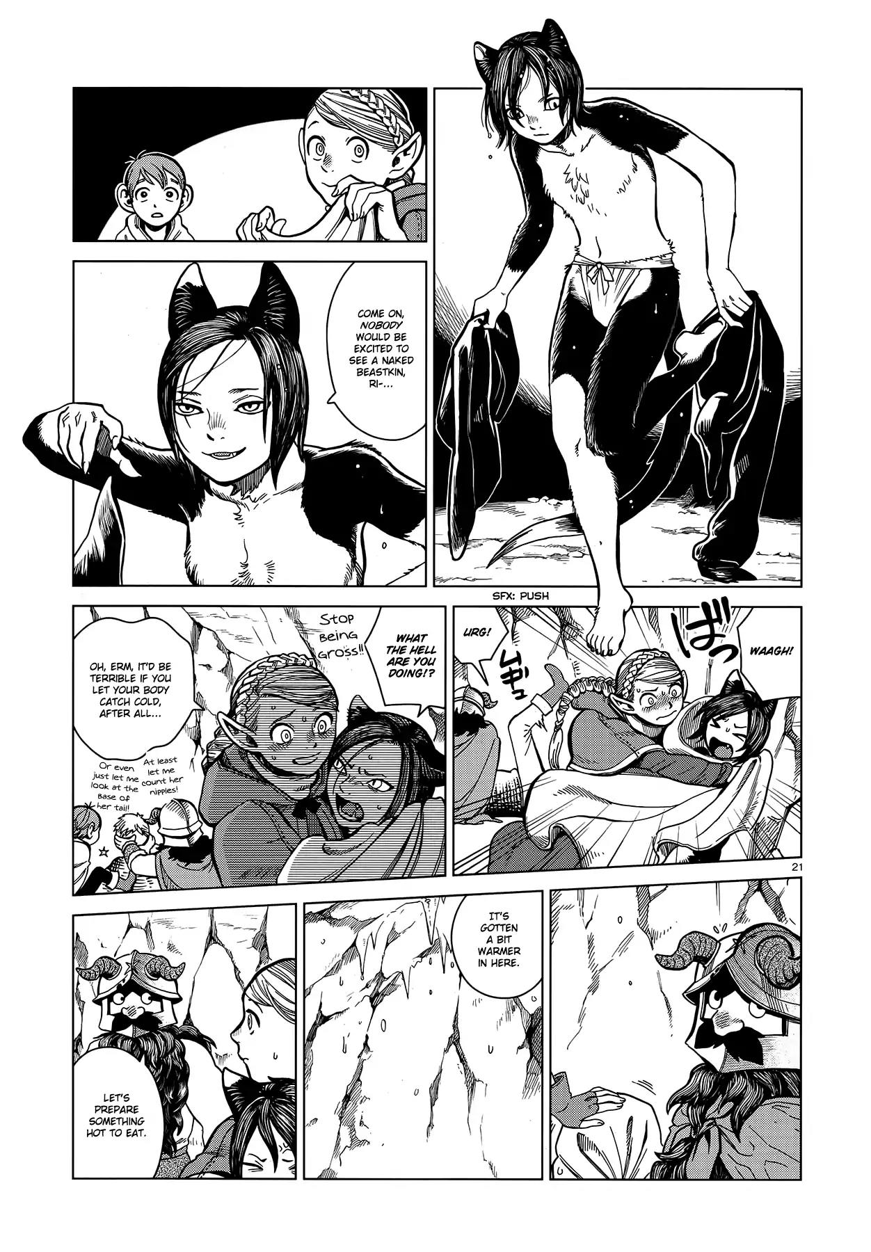 Dungeon Meshi Chapter 43 page 21 - Chapter 43: Ice Golem