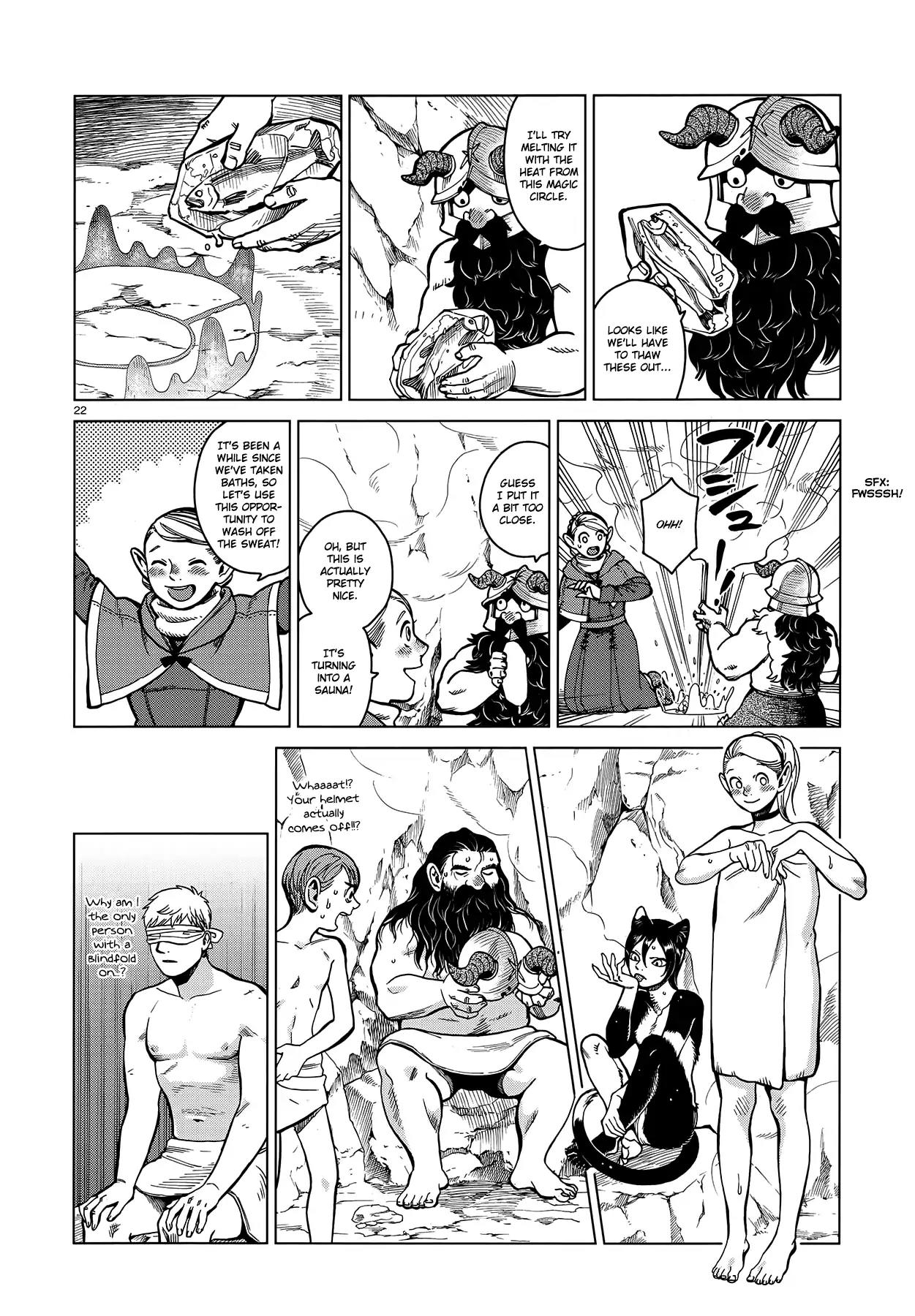 Dungeon Meshi Chapter 43 page 22 - Chapter 43: Ice Golem