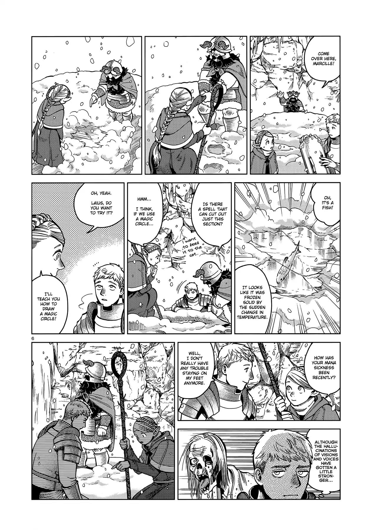 Dungeon Meshi Chapter 43 page 6 - Chapter 43: Ice Golem