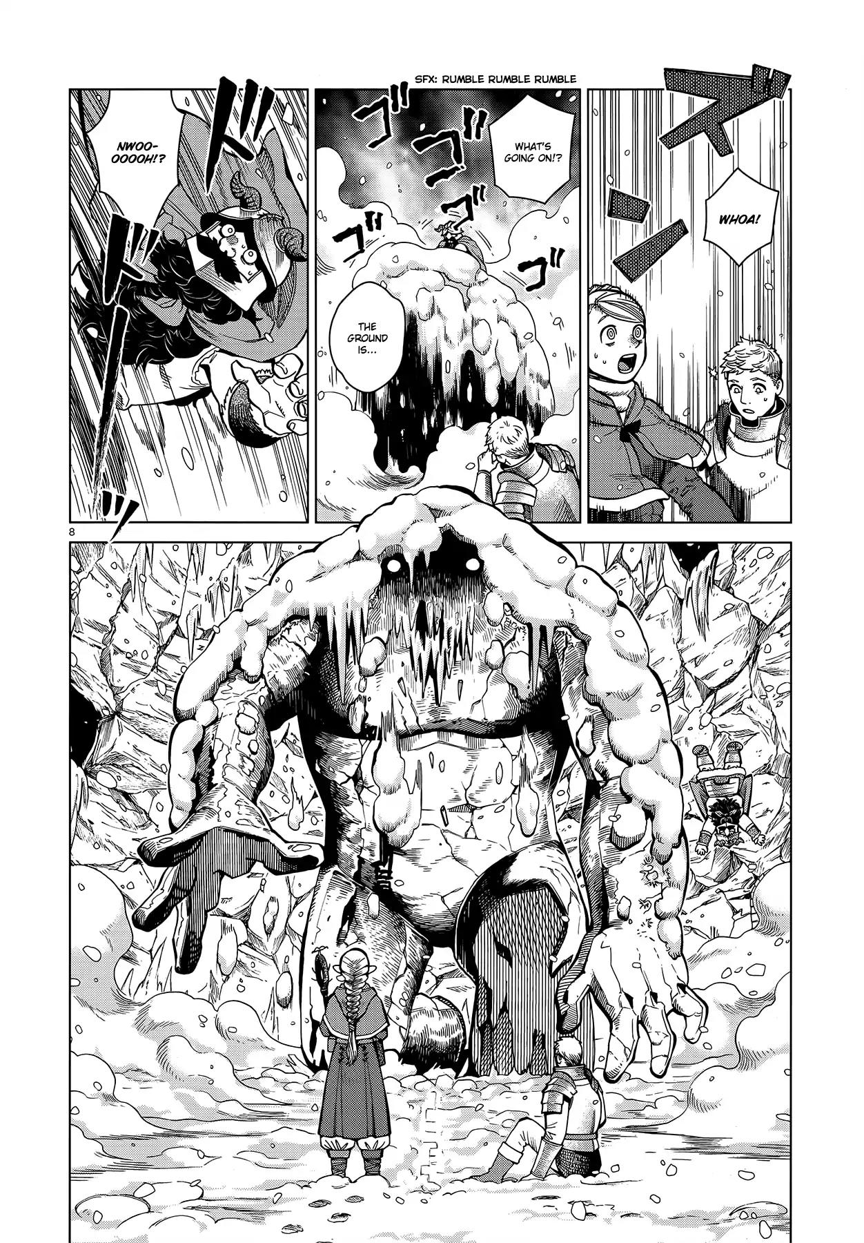 Dungeon Meshi Chapter 43 page 8 - Chapter 43: Ice Golem