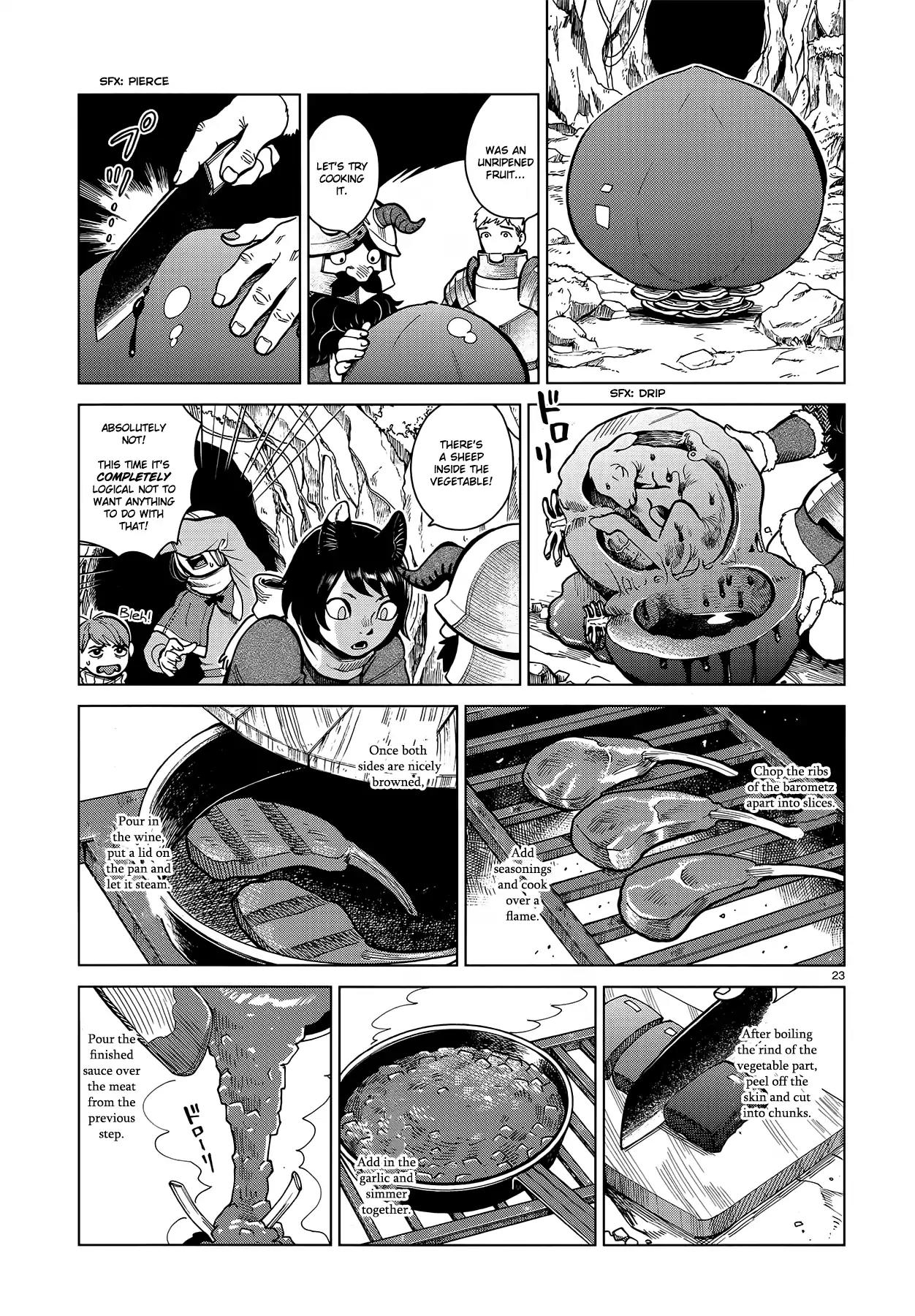 Dungeon Meshi Chapter 44 page 23 - Chapter 44: Barometz