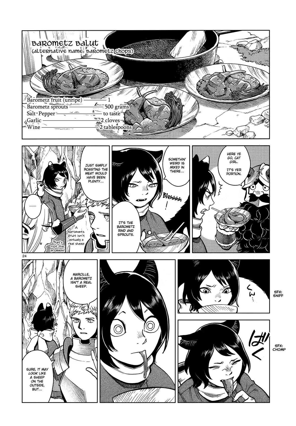 Dungeon Meshi Chapter 44 page 24 - Chapter 44: Barometz