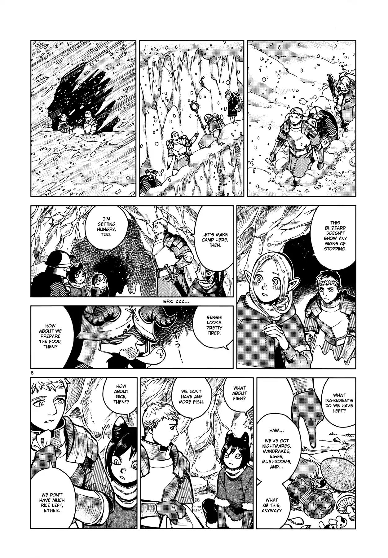 Dungeon Meshi Chapter 44 page 6 - Chapter 44: Barometz