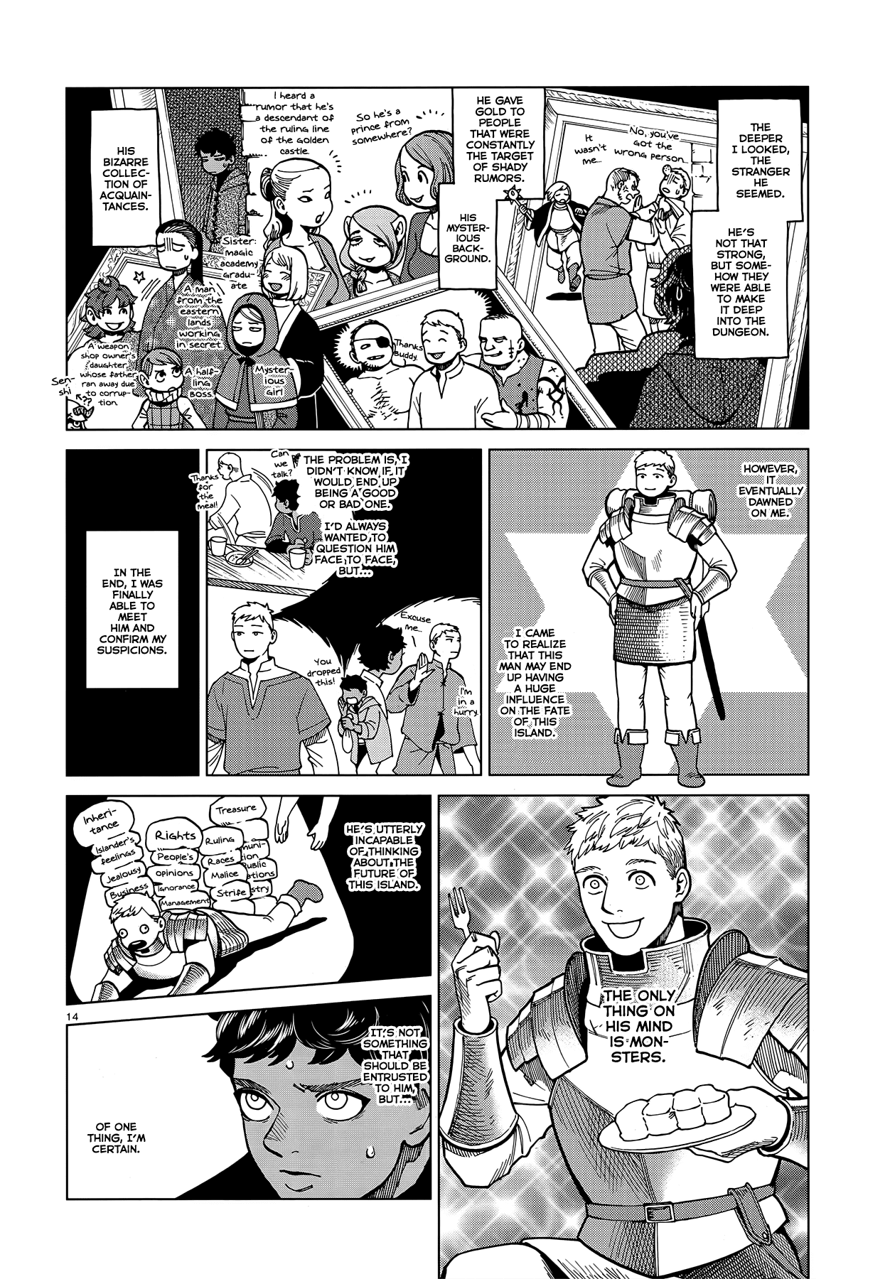 Dungeon Meshi Chapter 45 page 14 - Chapter 45: Egg